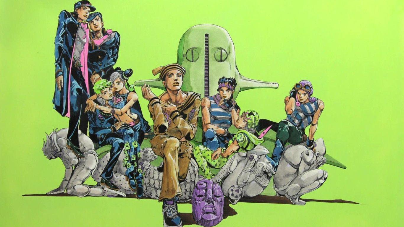 1366x768 JoJo Wallpaper. Jojo anime, Jojo bizarre, Jojo bizzare adventure