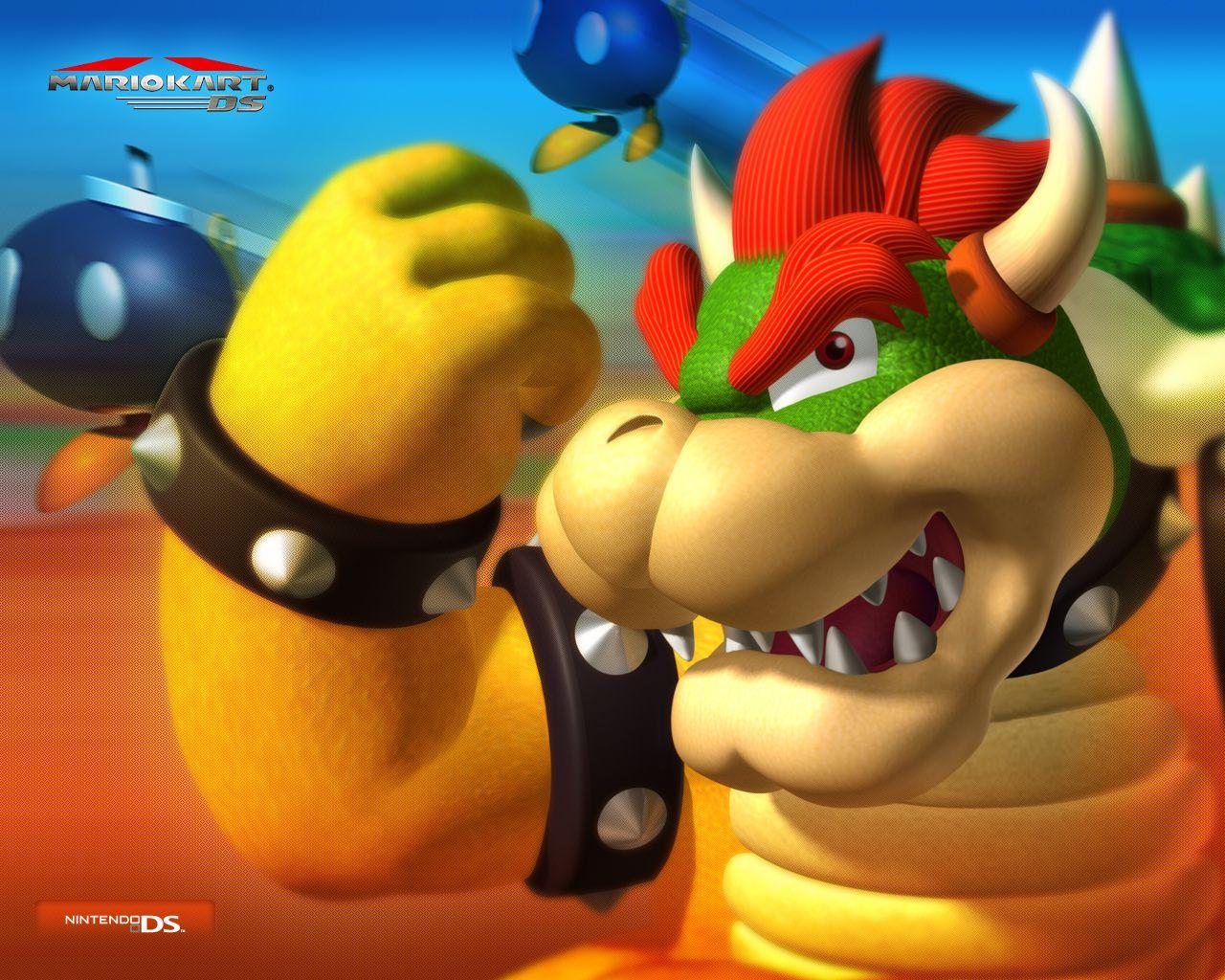 1280x1024 Mario Kart Ds Wallpaper Bowser