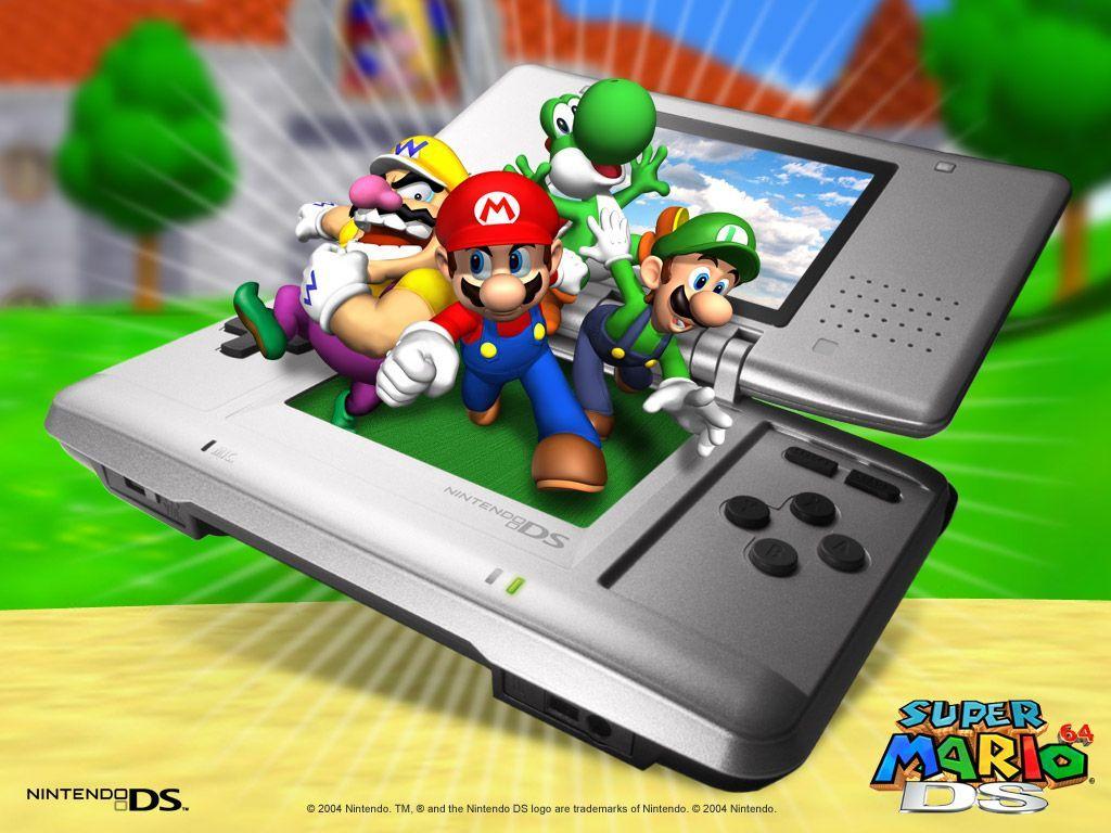 1024x768 Super Mario Desktop Wallpaper from Nintendo DS Games