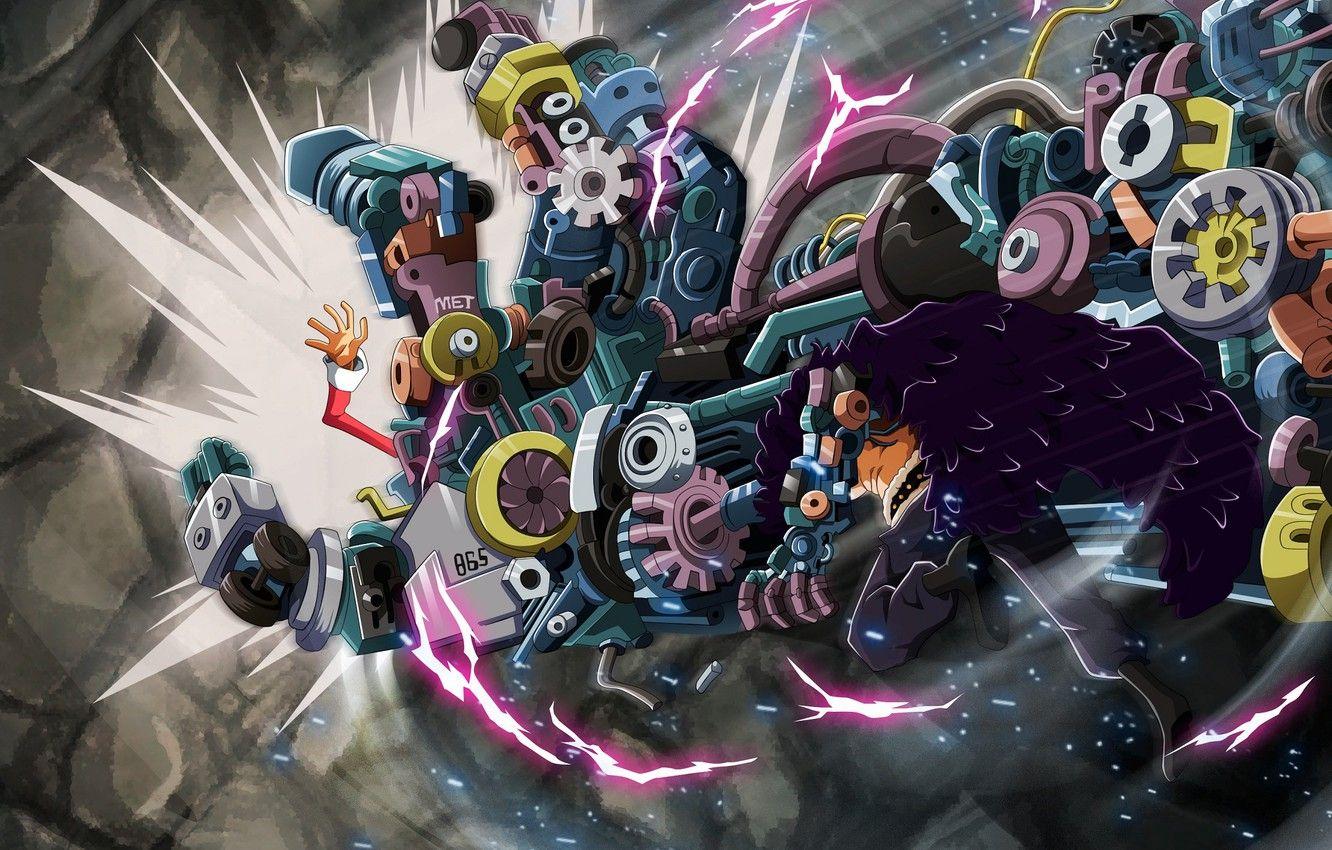 1332x850 Wallpaper robot, One Piece, Eustass Kid image for desktop, section сёнэн