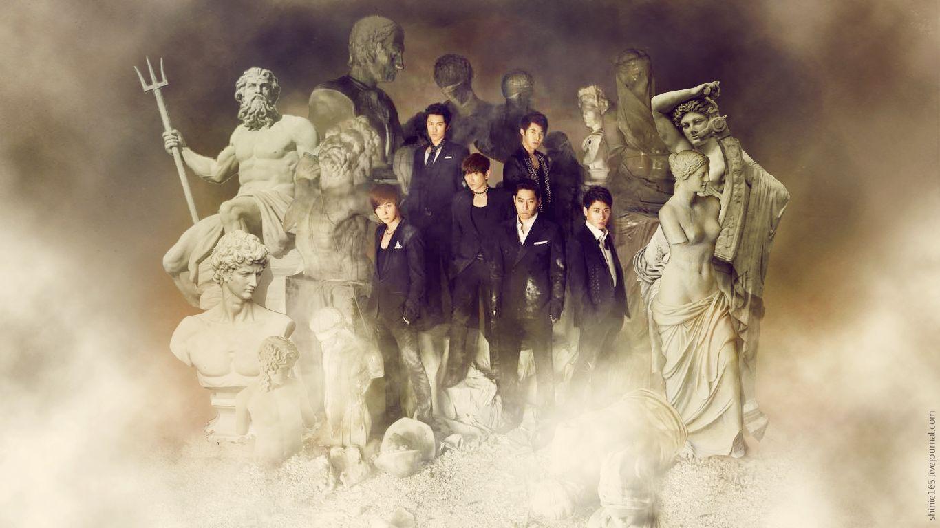 1366x768 Shinhwa. Lee min woo, Hye sung, Eric mun