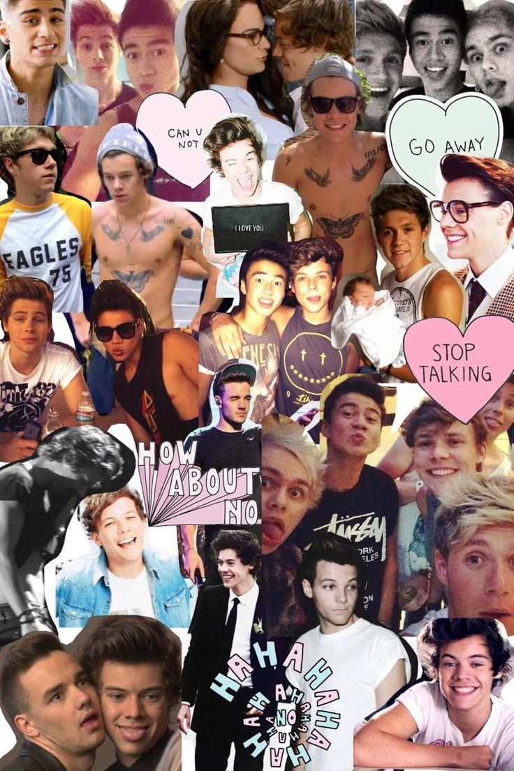 736x1104 5SOS And One Direction Wallpaper