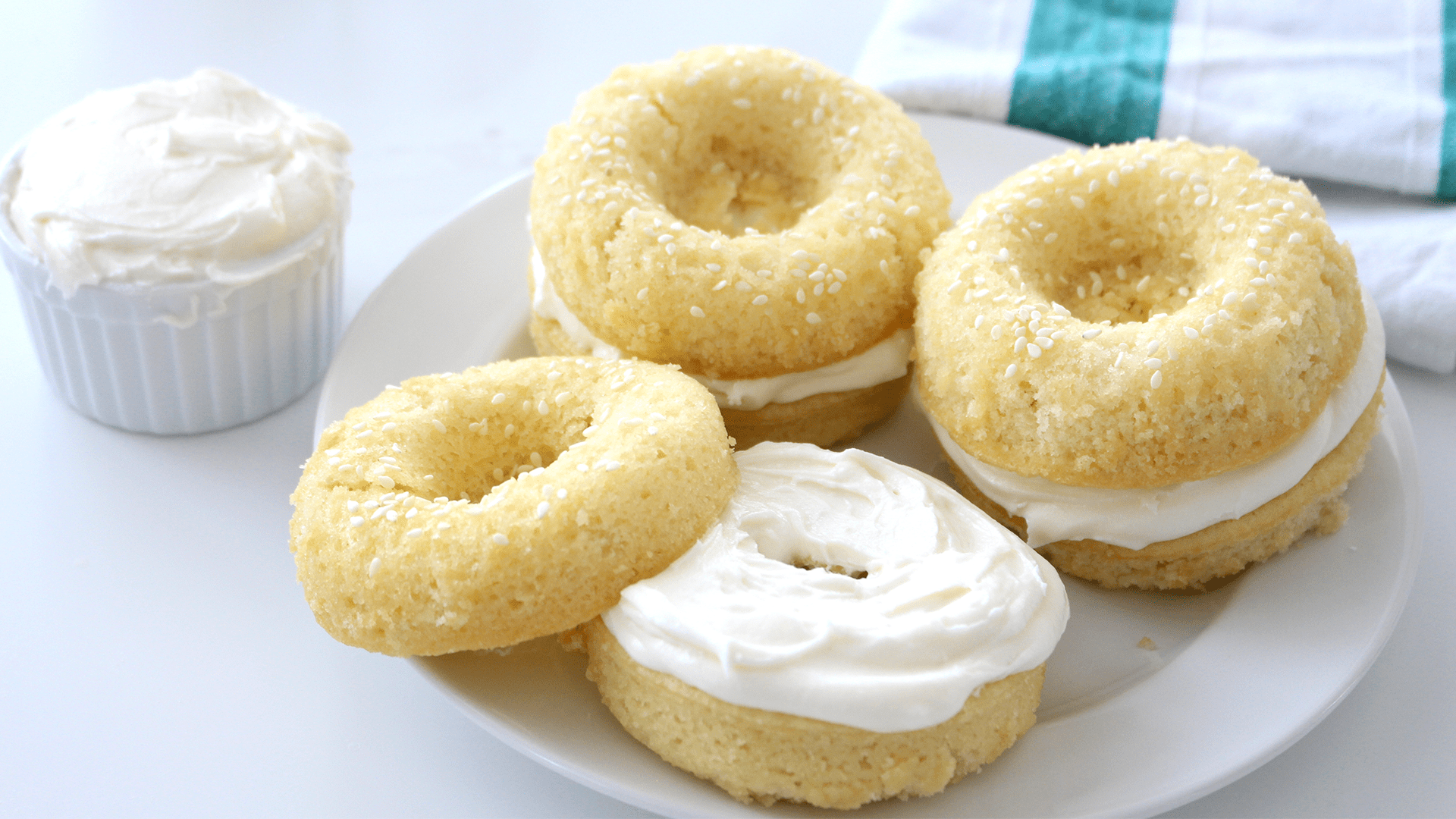 1920x1080 Cream Cheese Bagels Food Wallpaper 62973 1920x1080px
