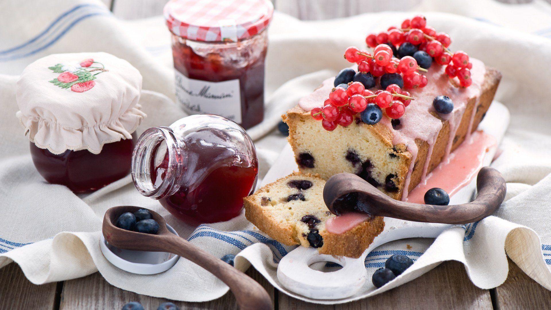 1920x1080 bread, Jelly, Fruit, Food Wallpaper HD / Desktop and Mobile Background