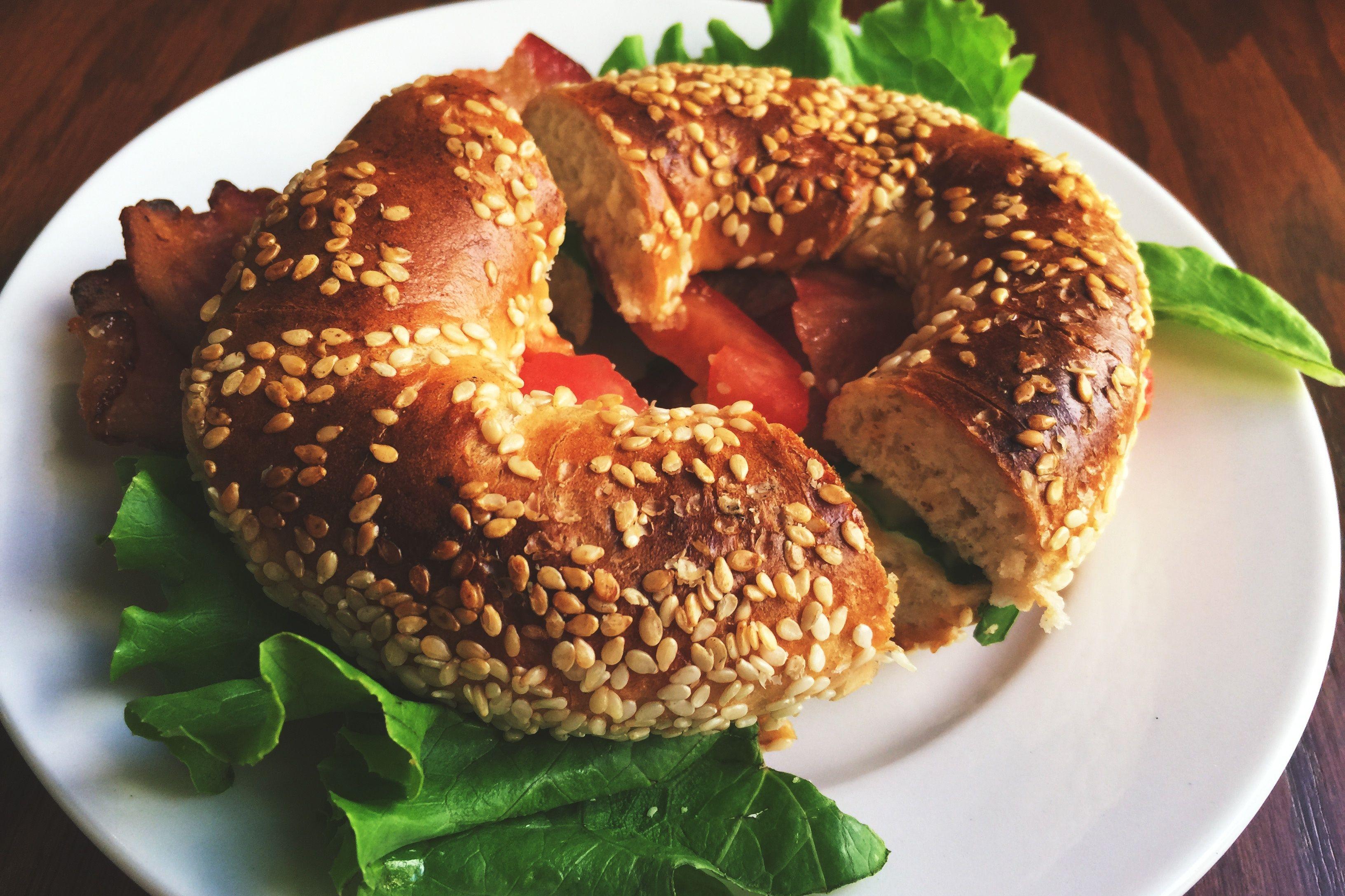 3264x2176 Breakfast Bagel Free