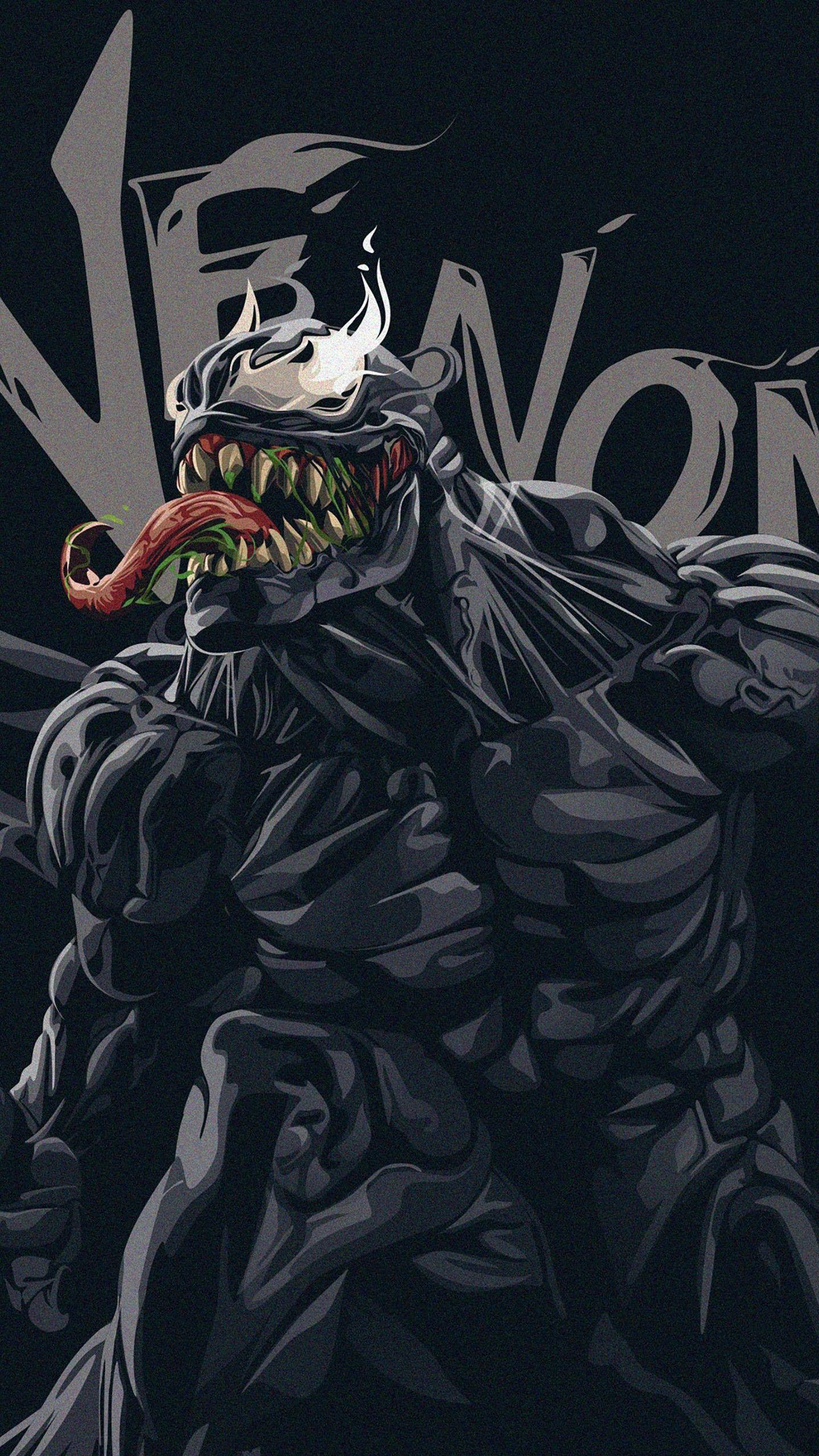 1440x2560 Venom Artwork 4K Wallpaper
