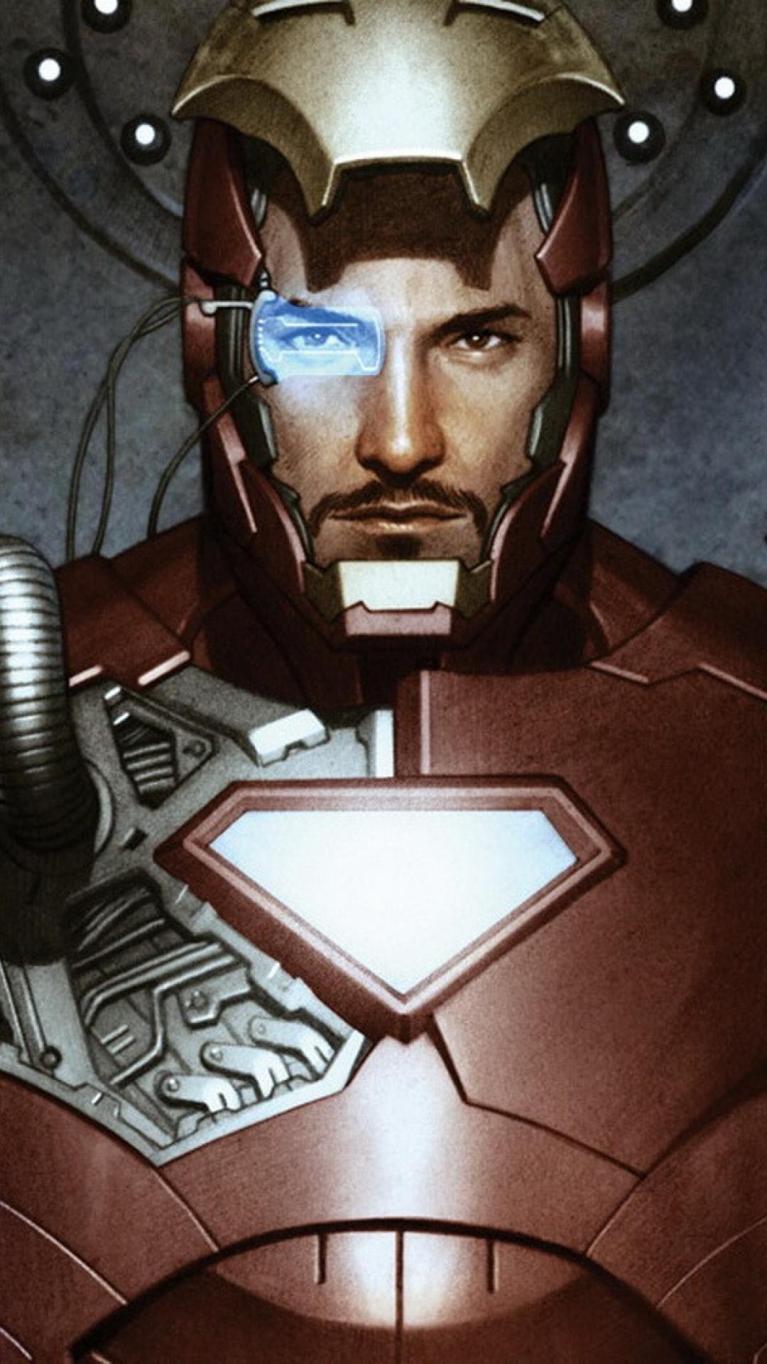 1080x1920 Adi granov iron man marvel comics tony stark wallpaper 54224