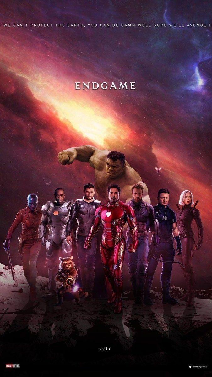 675x1200 Avengers End Game team tony stark hulk thor marvel america mobile wallpaper