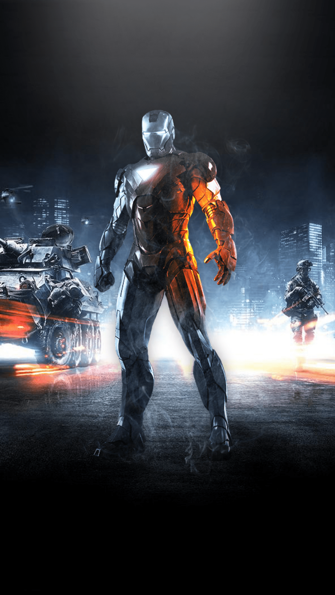 1080x1920 SuperHD.pics: Battlefield 3 Iron Man Iron Man 3 Tony Stark desktop