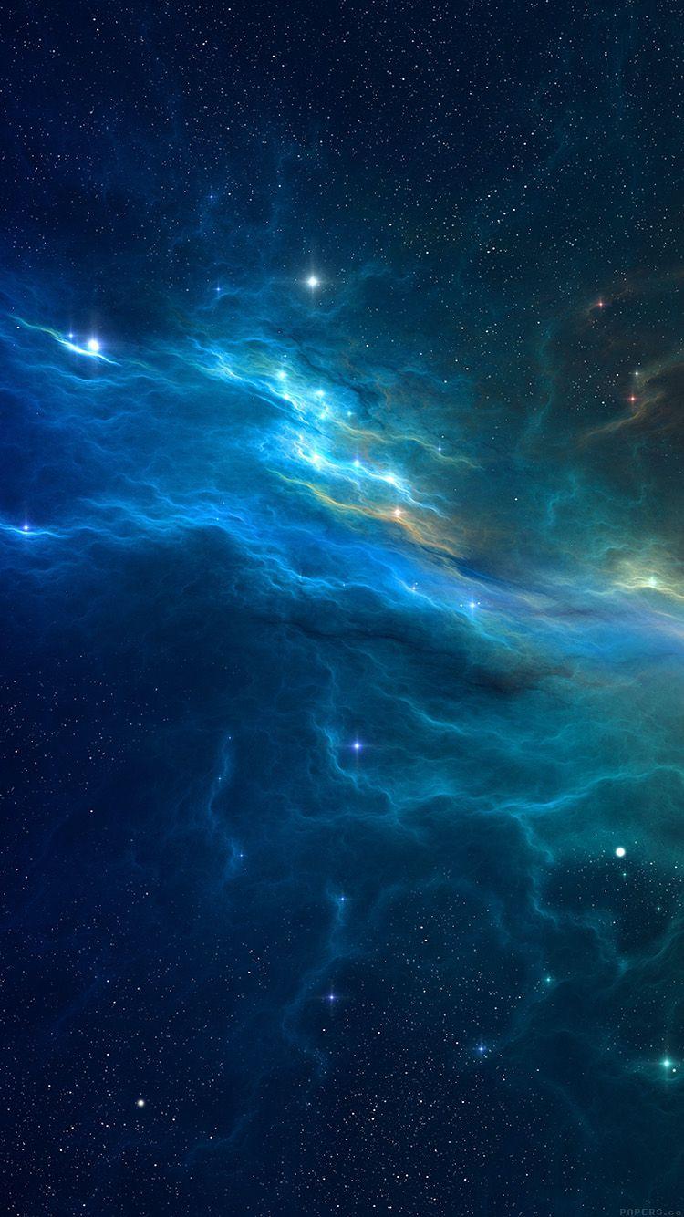 750x1334 Space War Blue Storm Star Illust
