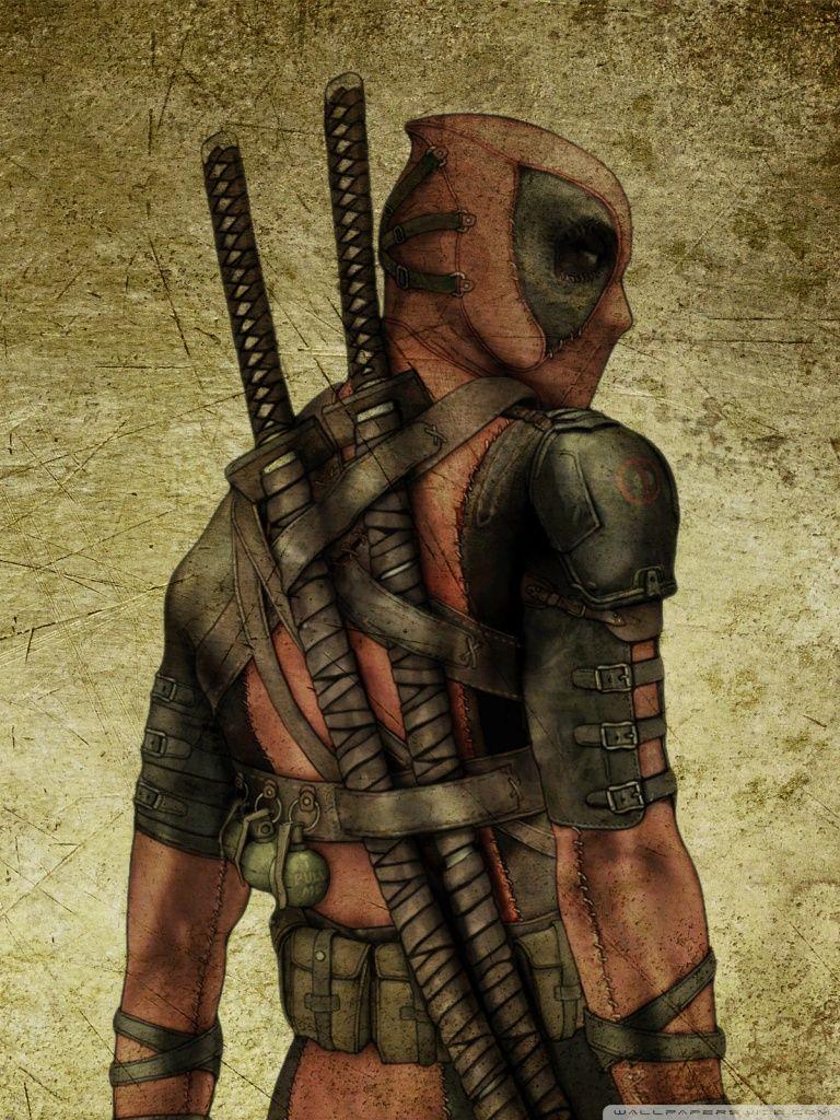 768x1024 Deadpool Wade Wilson ❤ 4K HD Desktop Wallpaper for 4K Ultra HD TV