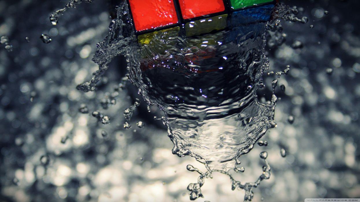1245x700 Water rubiks cube zeka kA wallpaperx1440