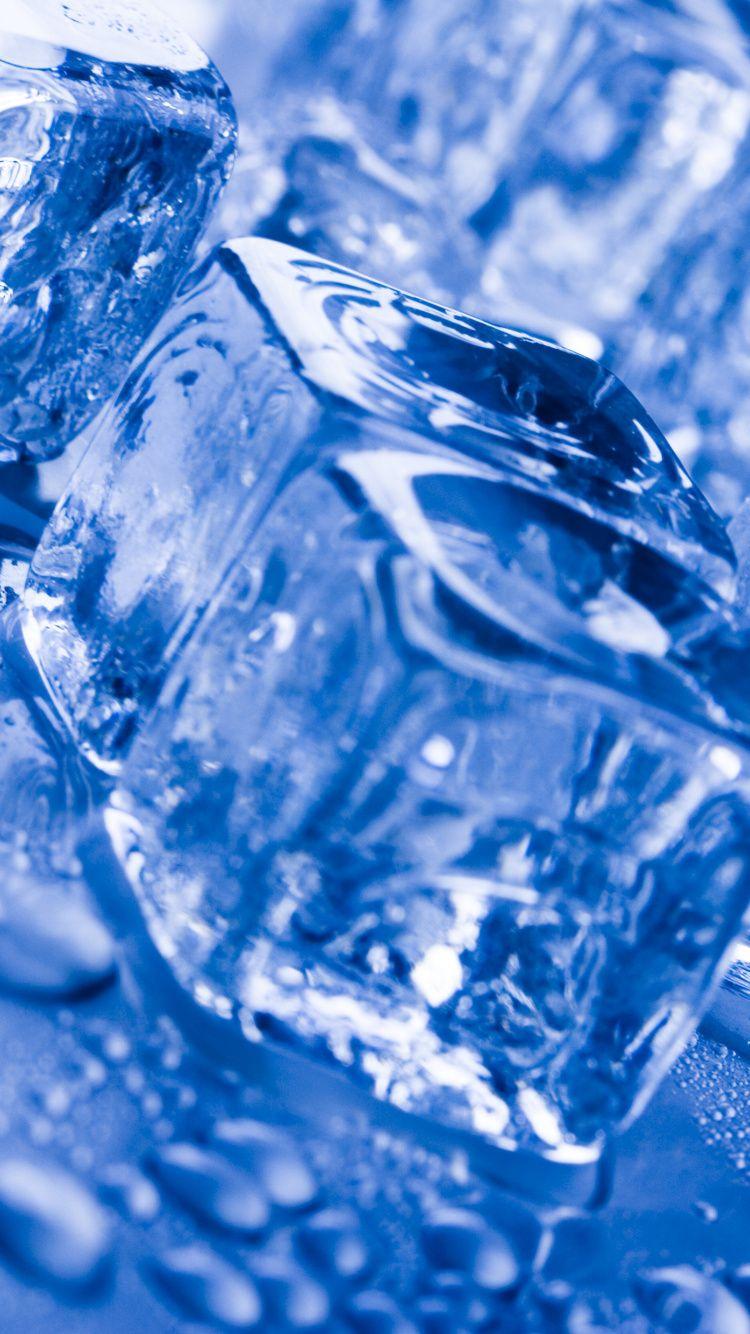 750x1334 Download Close up, ice cubes, water drops wallpaper, 750x iphone iPhone 8
