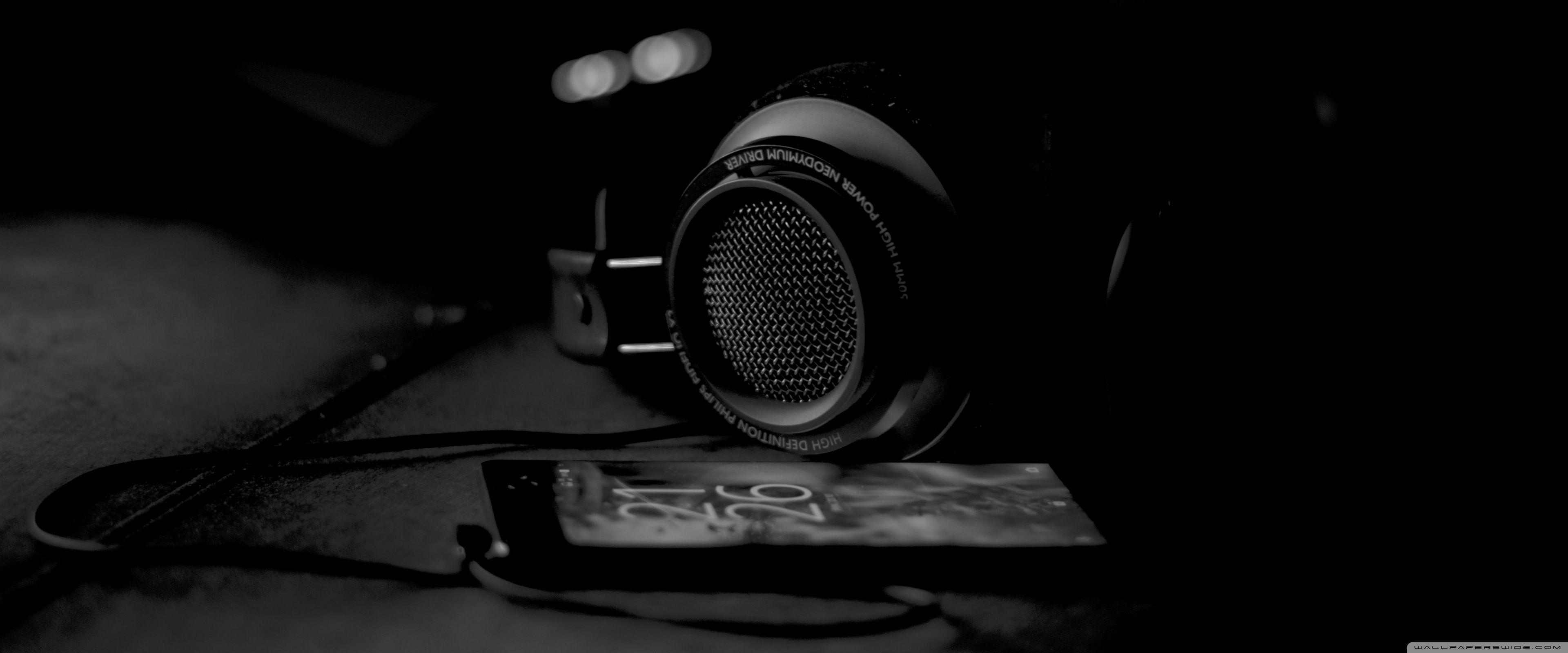 3840x1600 Headphones Ultra HD Desktop Background Wallpaper for 4K UHD TV : Widescreen & UltraWide Desktop & Laptop : Multi Display, Dual Monitor : Tablet