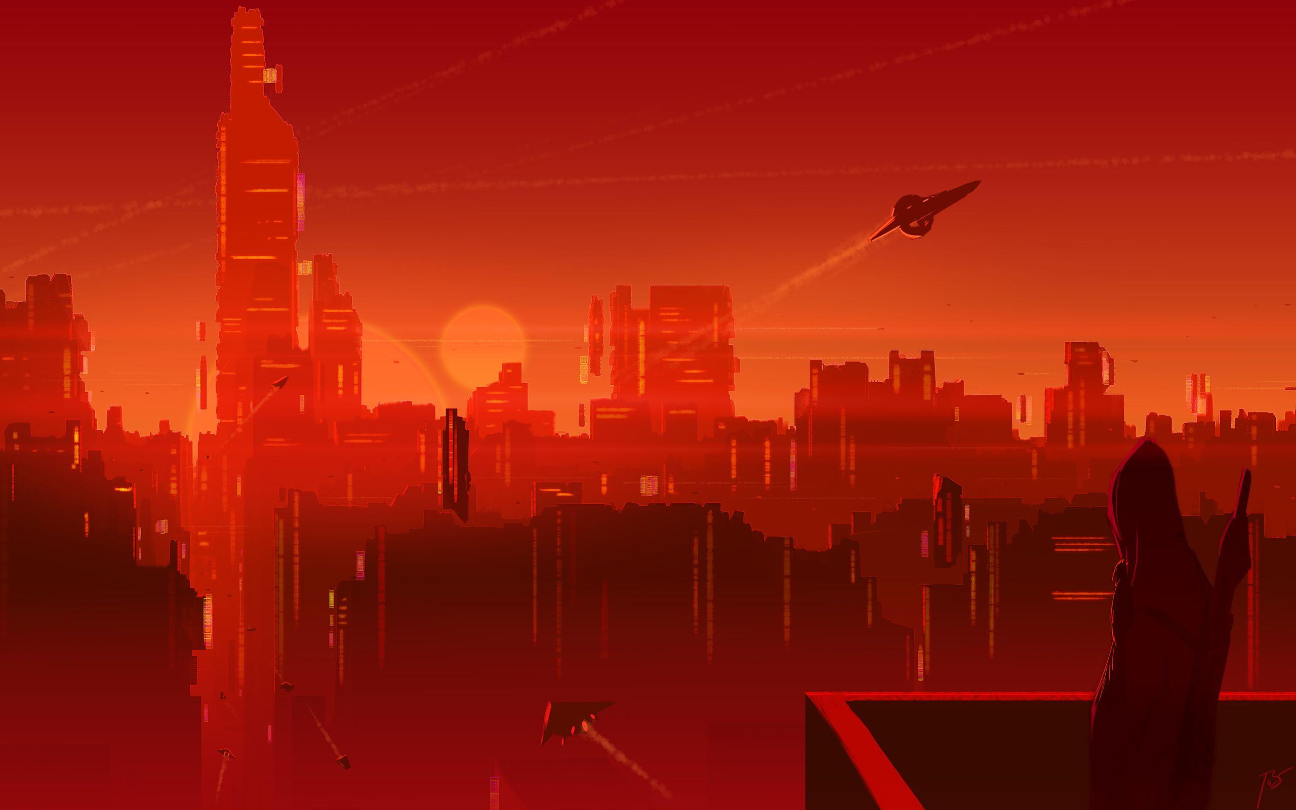 Red Cityscape Wallpapers Top Free Red Cityscape Backgrounds