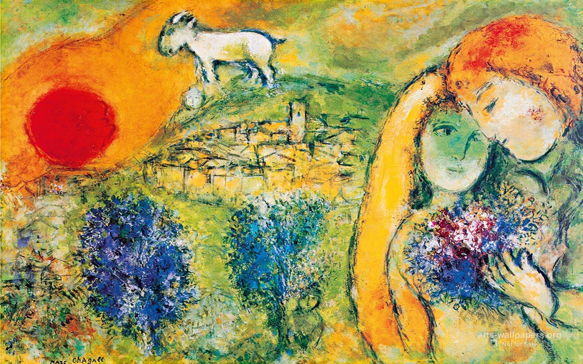 1920x1200 Wallpaper With Chagall Art
