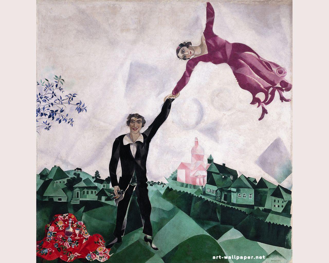 1280x1024 Chagall Wallpaper. Marc Chagall Wallpaper, Chagall Wallpaper and
