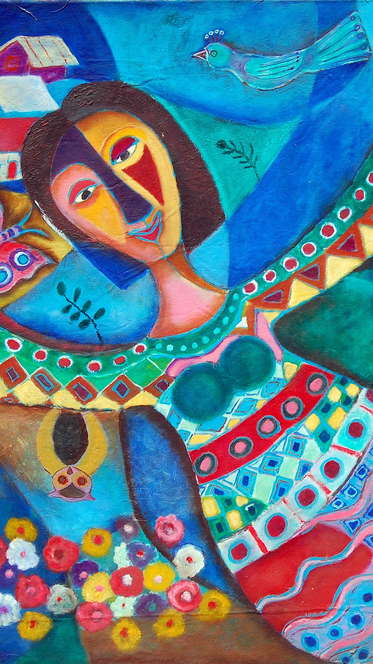 1242x2208 Chagall Classic Art Painting Illustration Wallpaper