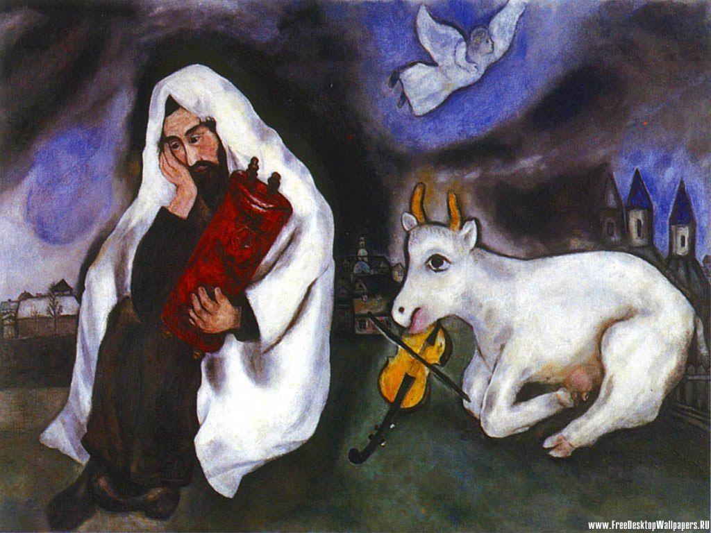1024x768 Marc Chagall. Lighting the Lamp