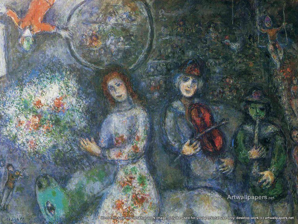 1024x768 Chagall Wallpaper