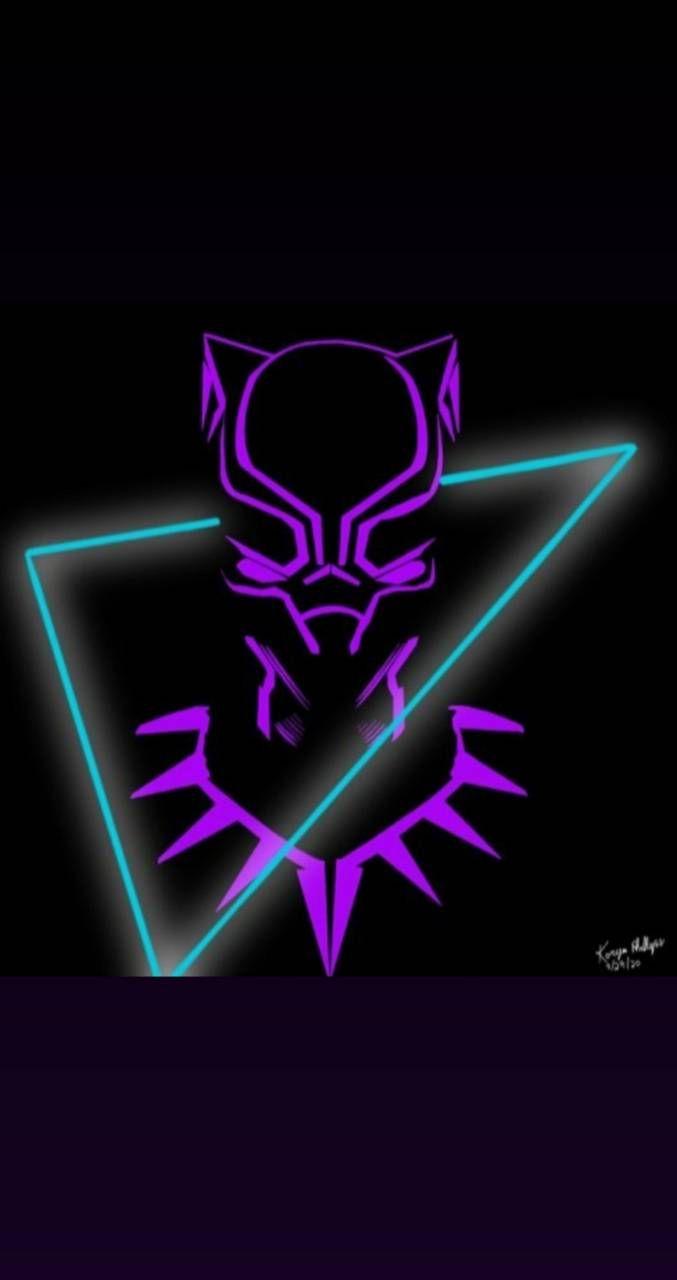 Black Panther Neon Wallpapers - Top Free Black Panther Neon Backgrounds ...