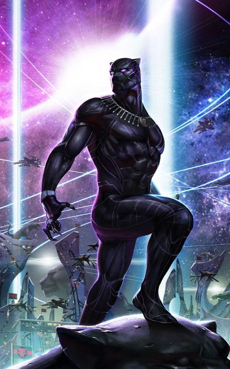 800x1280 Blackpanther Neon Wallpaper Black Panther Image T Challawallpaper Wakanda Wallpaper Black Panther Wa