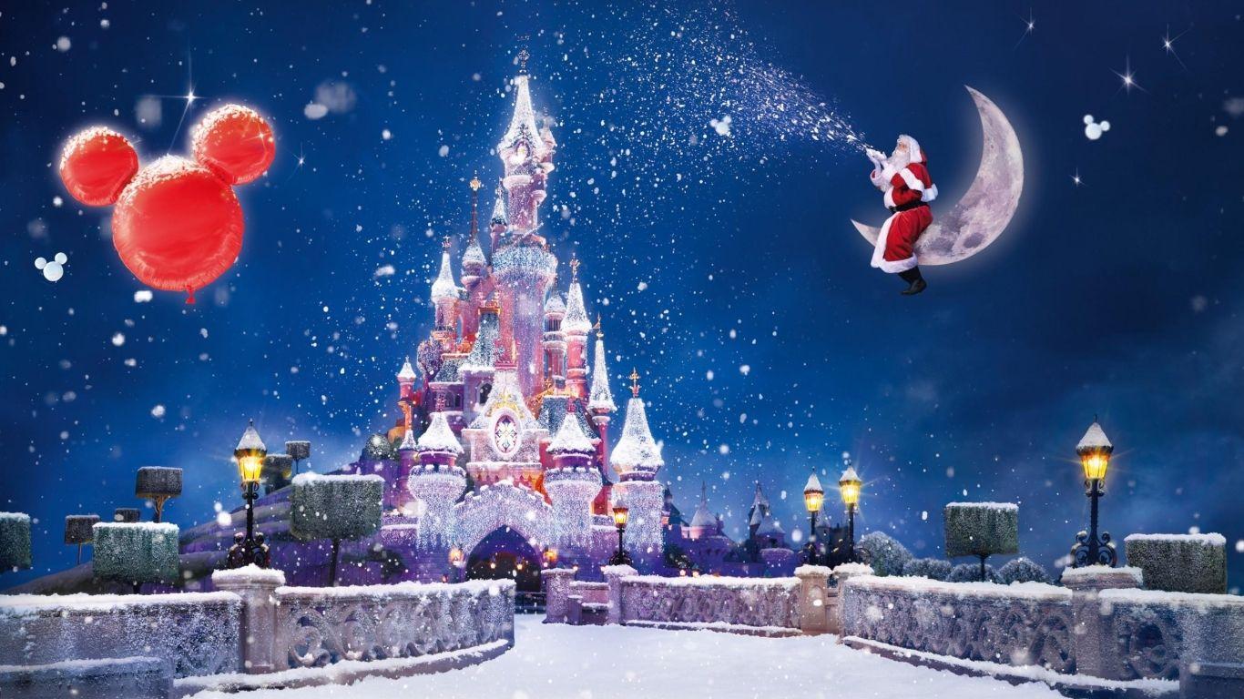 1366x768 santa claus, magic, moon 1366x768 Resolution Wallpaper, HD Holidays 4K Wallpaper, Image, Photo and Background