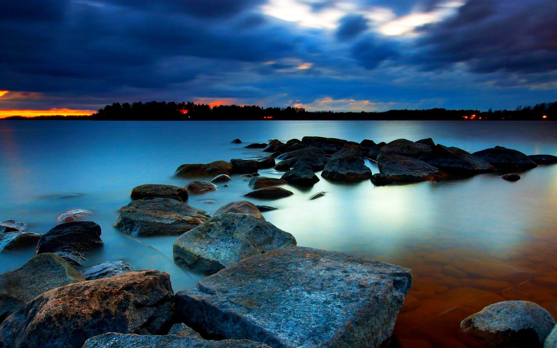 1920x1200 Rocky Shore s wallpaperx1200