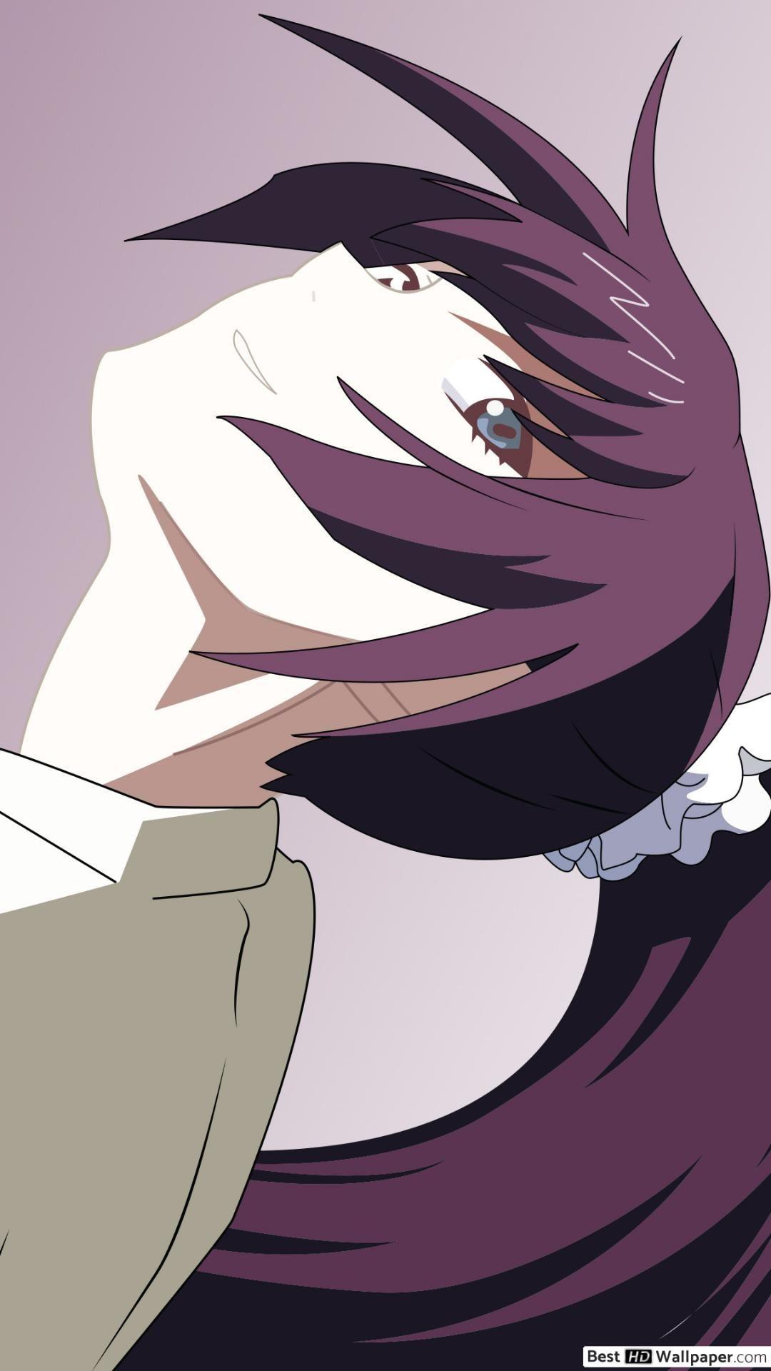 1080x1920 Hitagi Senjougahara by Bakemonogatari HD wallpaper download