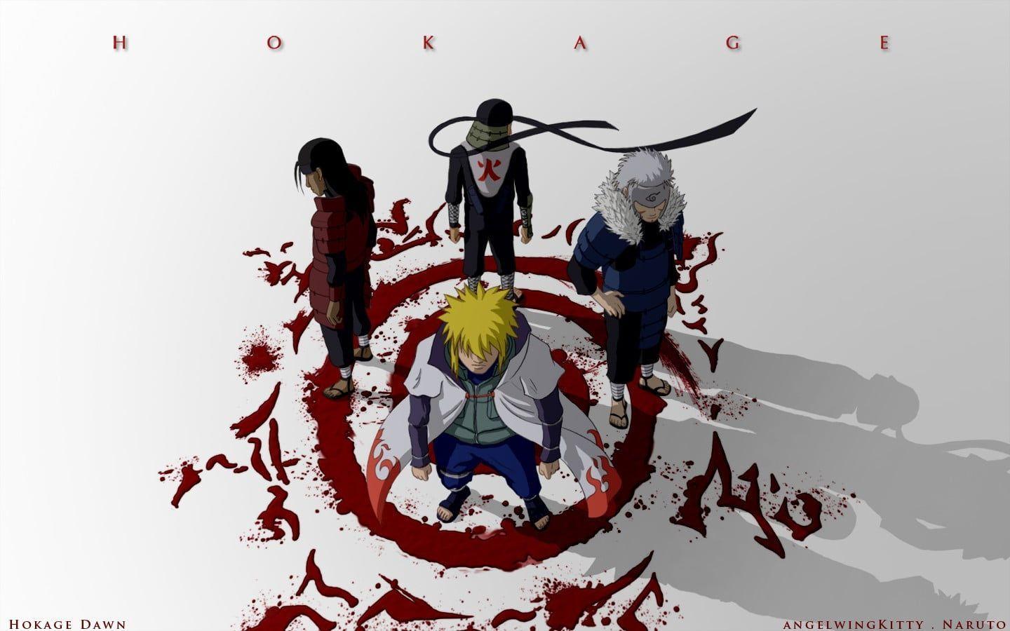 1440x900 Naruto four hokages wallpaper Naruto Shippuuden Hashirama Senju Tobirama Senju Namikaze Minato Hiruzen. Wallpaper naruto shippuden, Naruto wallpaper, Anime naruto