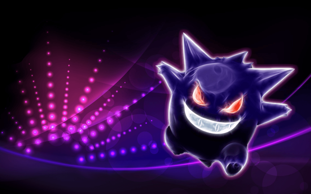 1280x800 Pokemon Gengar Wallpaper HD