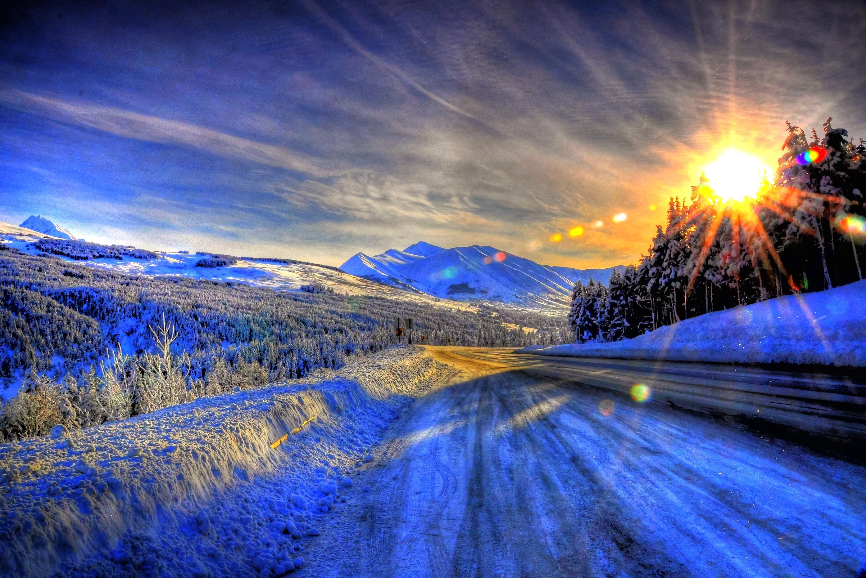 2789x1863 Alaska Winter Wallpaper Wallpaper 4