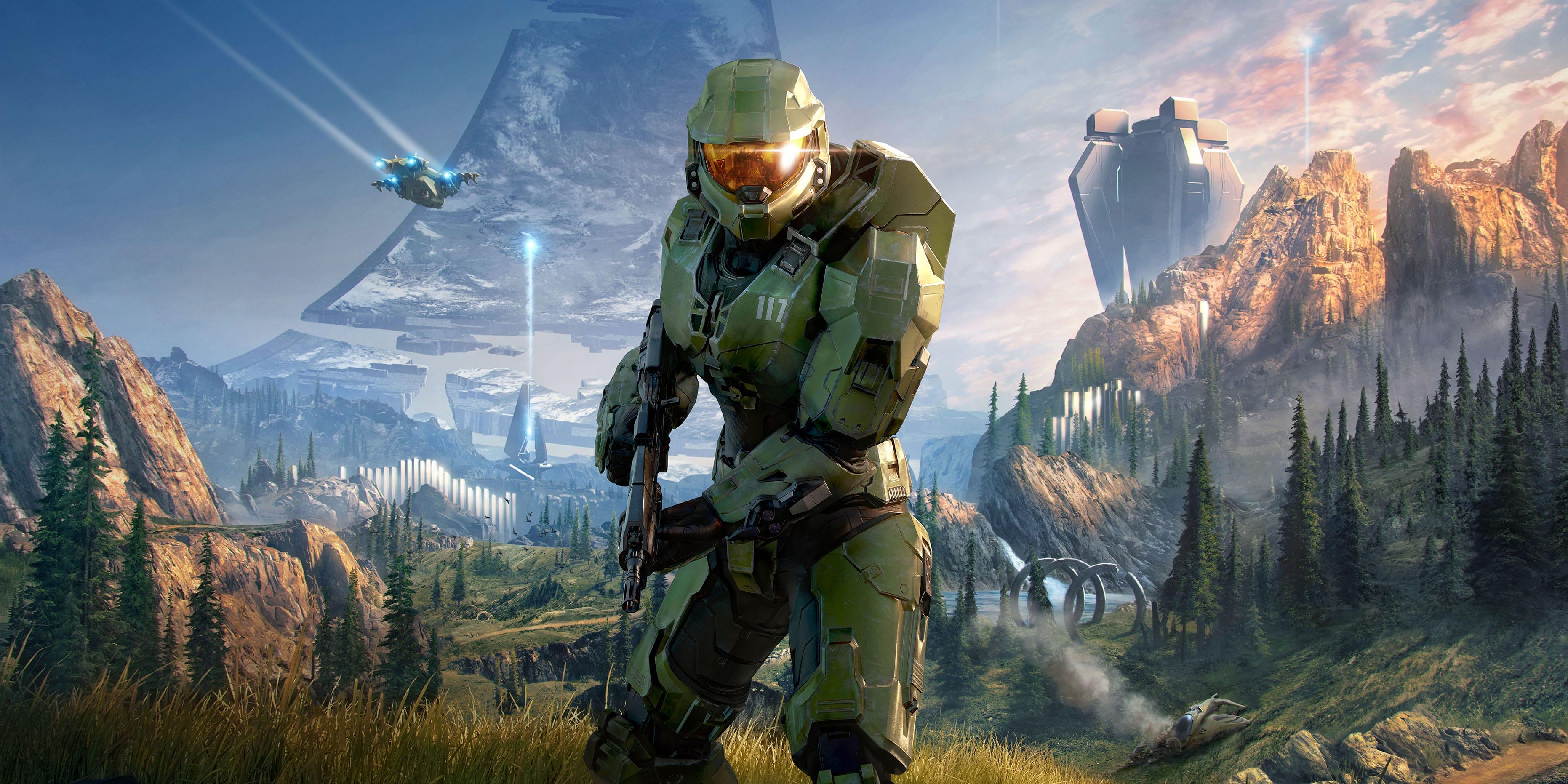 3724x1862 4K Halo Infinite Wallpaper Free HD Wallpaper