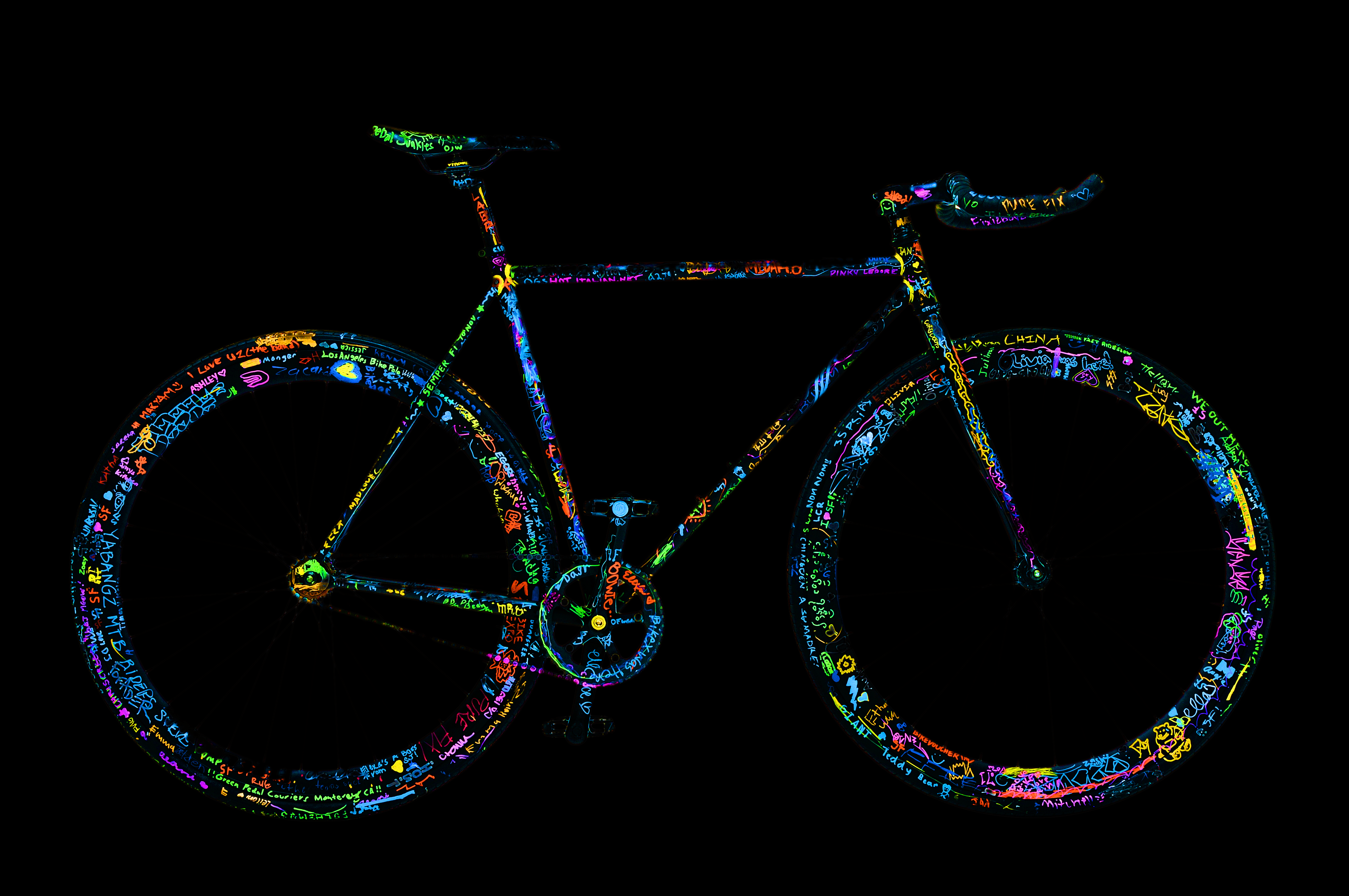 colorful fixie bikes wallpaper