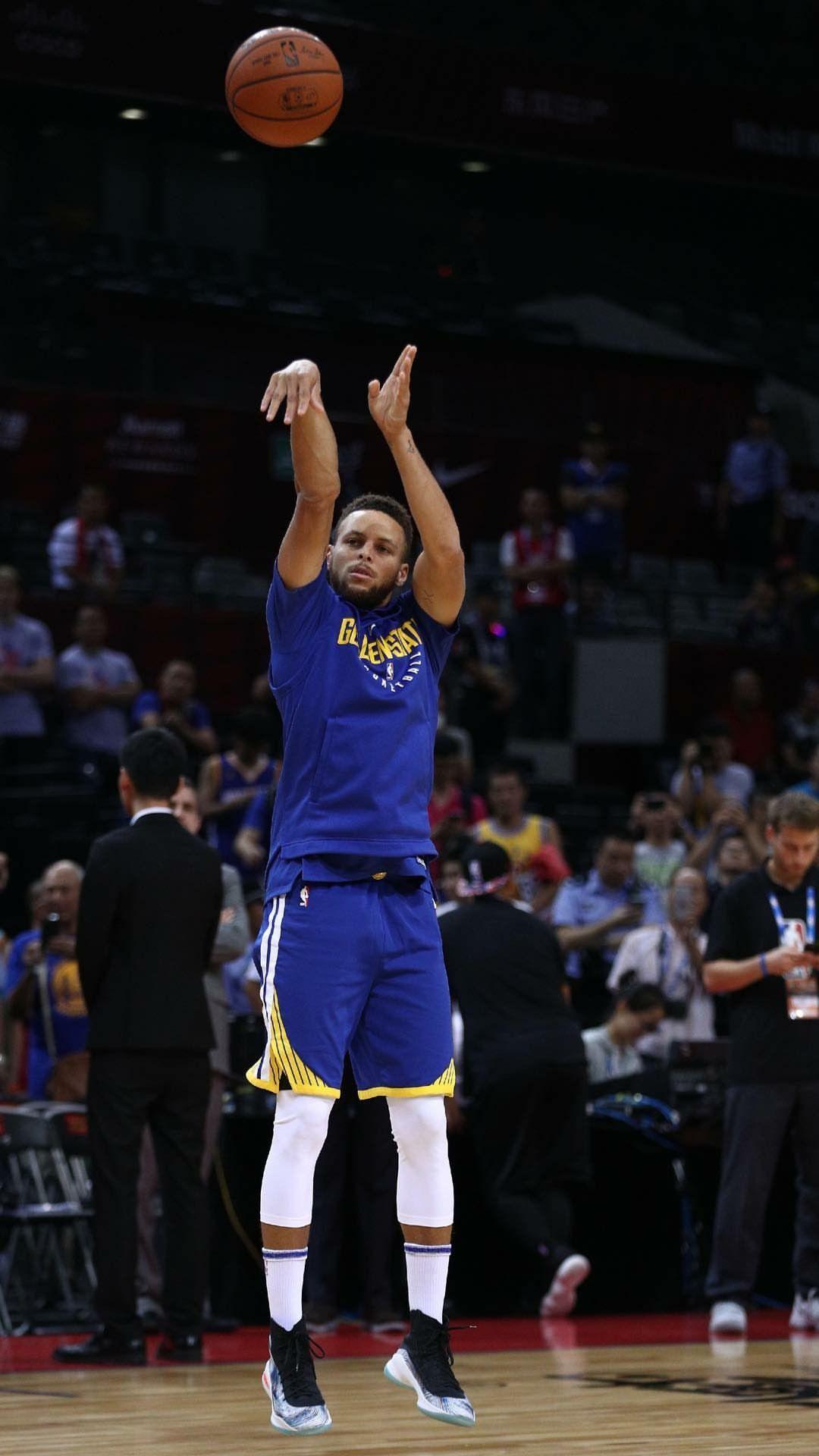 1080x1920 Stephen Curry Shooting Wallpaper