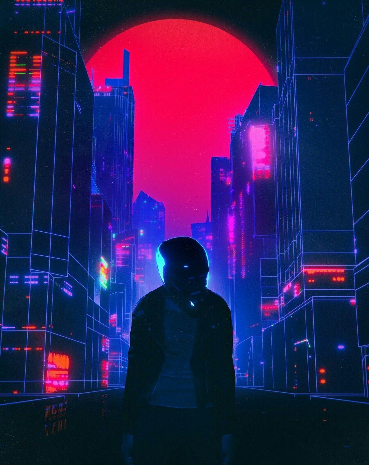 1270x1600 Cyberpunk Aesthetic 4k Wallpaper