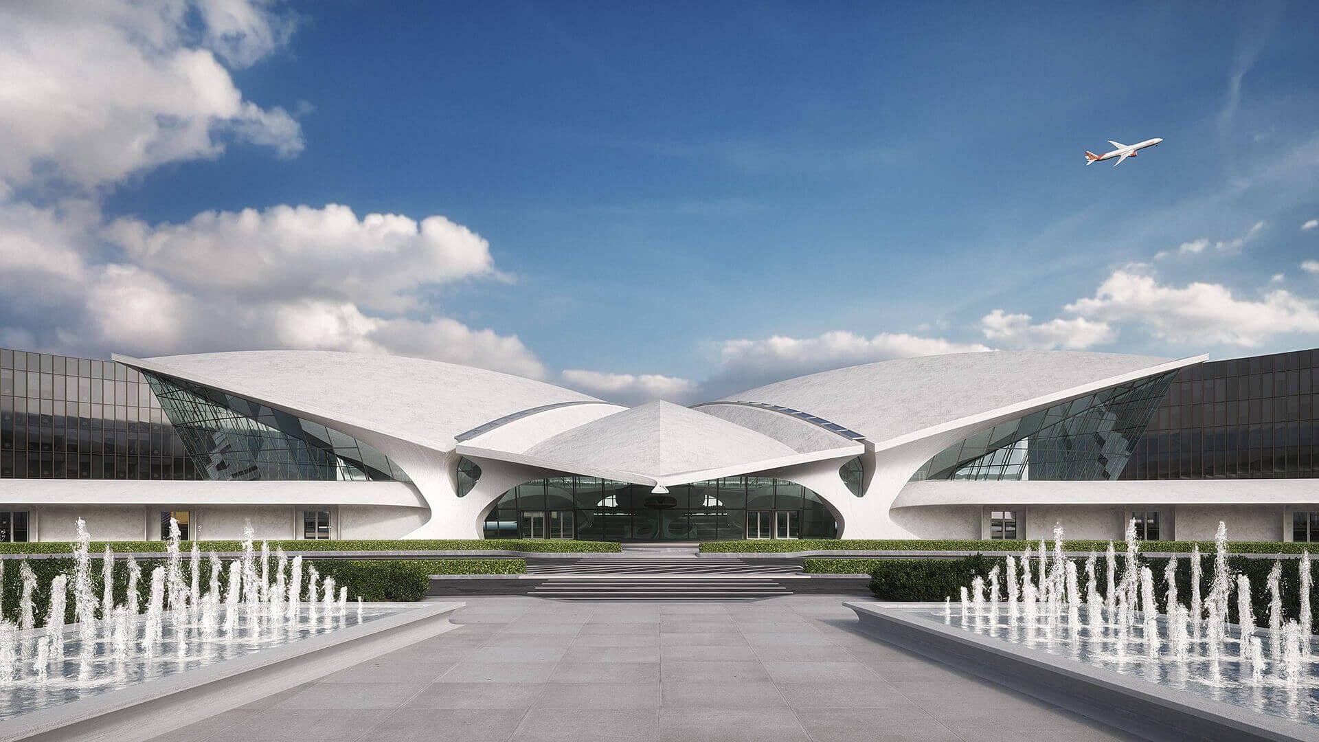 1920x1080 New York's JFK airport is getting a fancy new hotel with a rooftop infinity pool