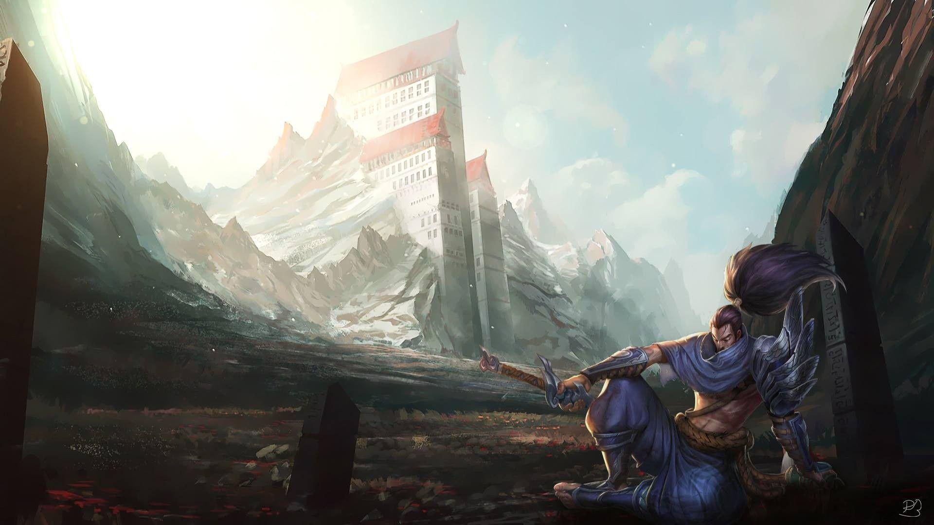 1920x1080 Yasuo League of Legends Wallpaper Full HD Free Download