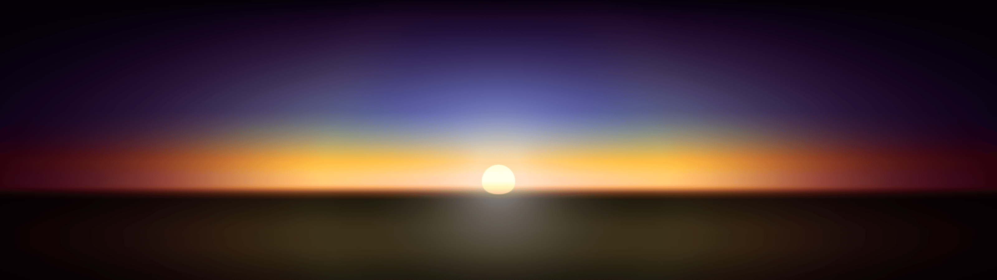3200x900 So I've Been Working On This Sunset Picture. 3200x X Post