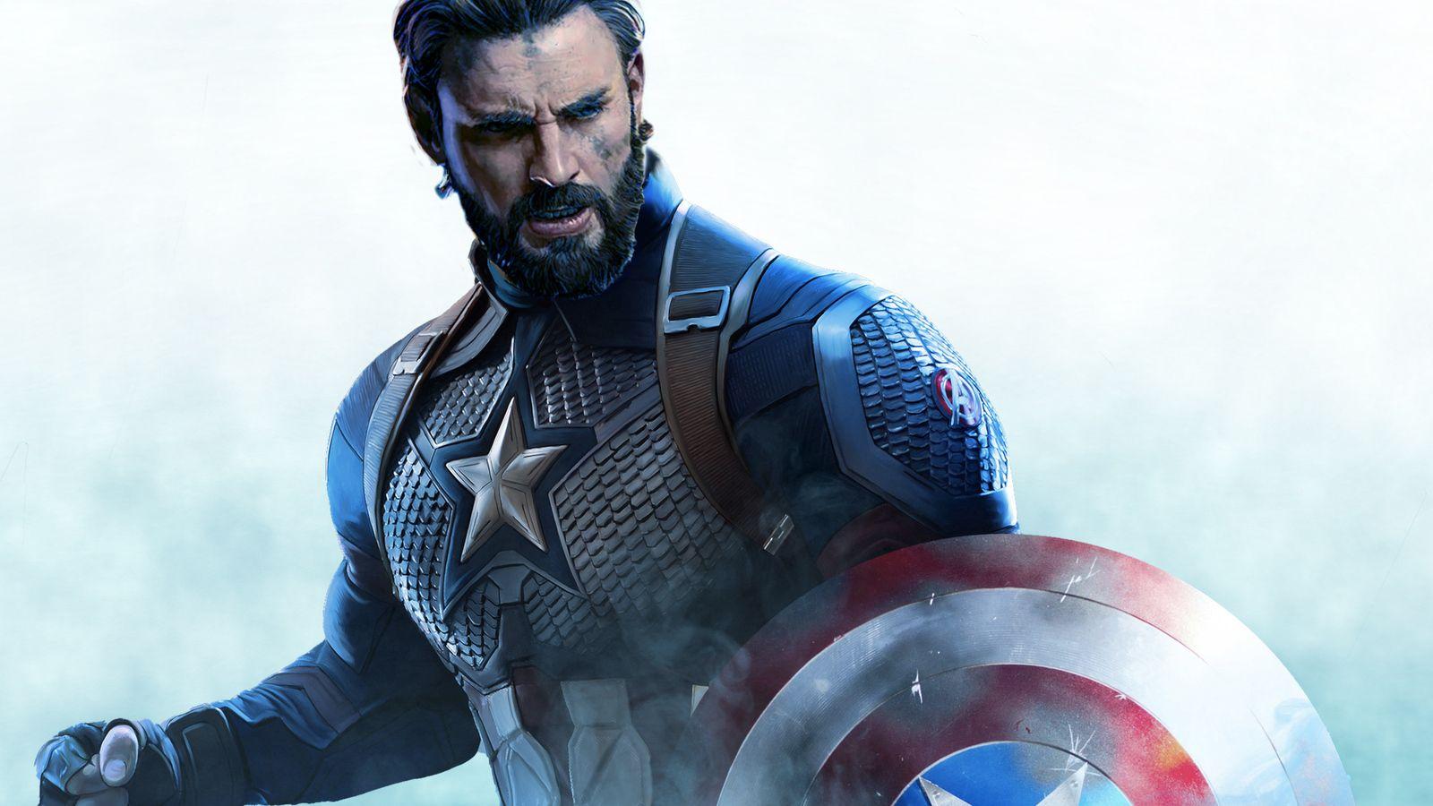 1600x900 Captain America Beard Art 1600x900 Resolution HD 4k Wallpaper, Image, Background, Photo and Picture