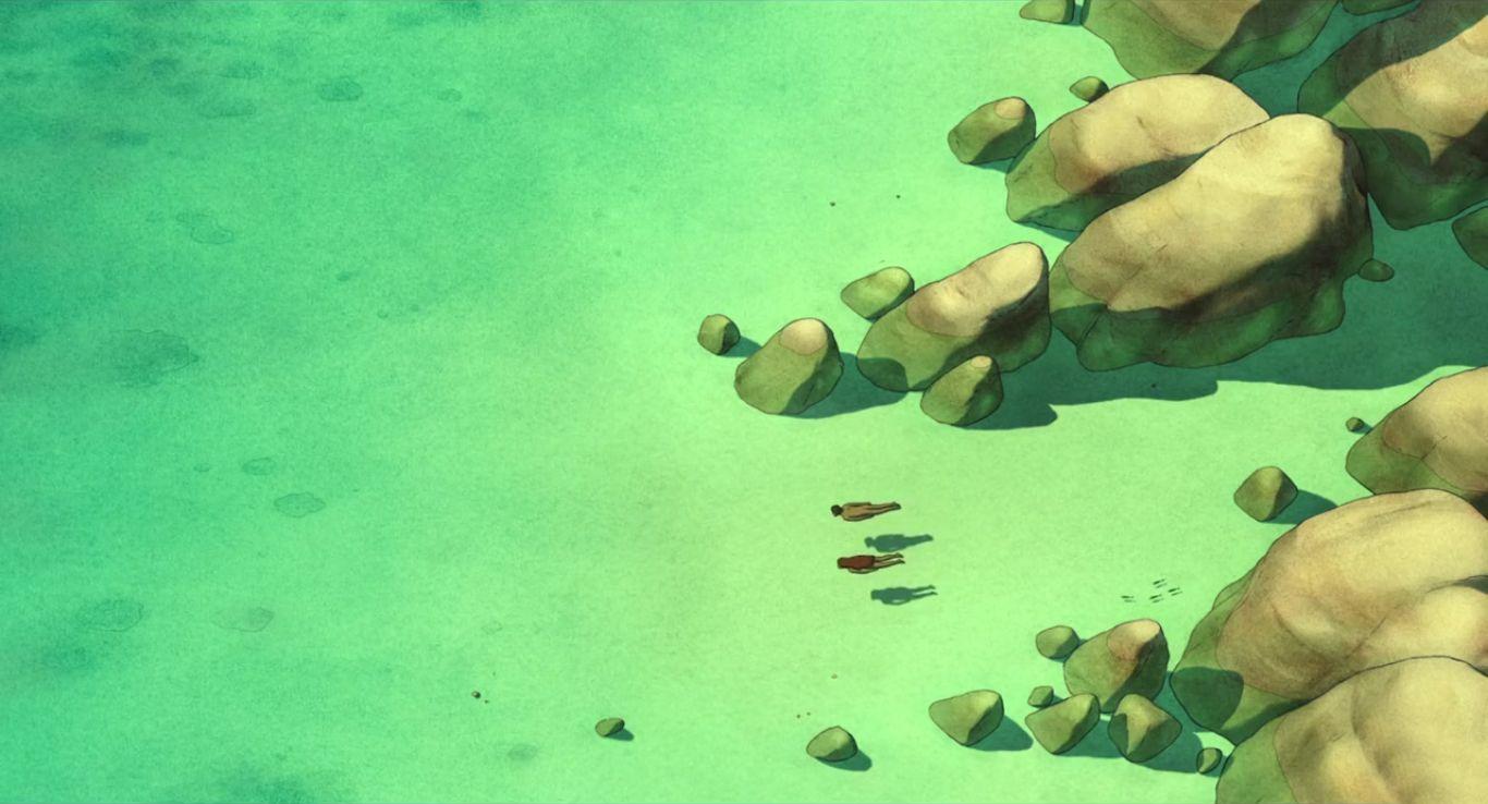 1366x738 La Tortue rougeël Dudok de Wit. The red turtle, Art, Animation design