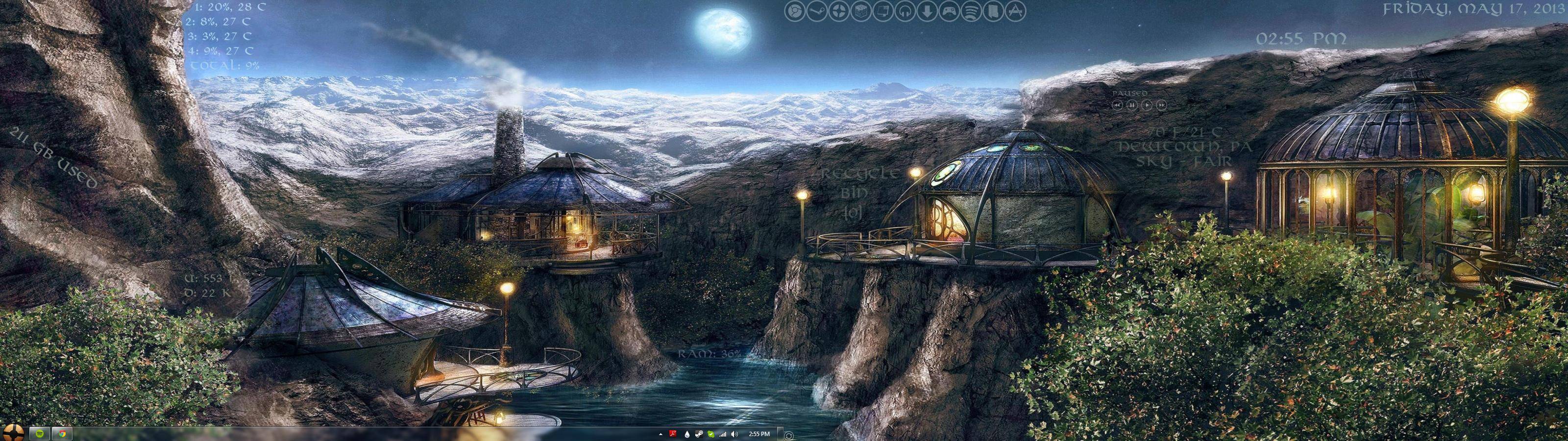 3200x900 Isolated cabins [3200x900]
