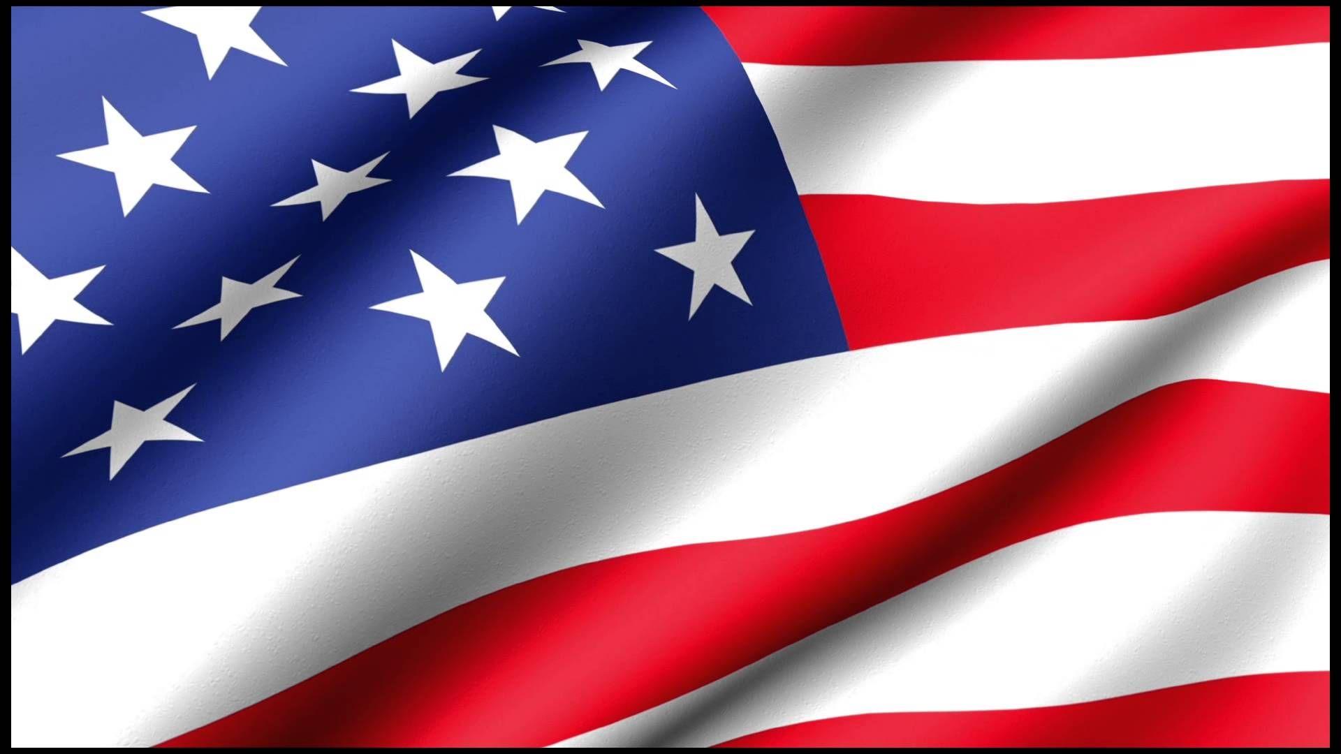 1920x1080 USA American Flag Waving Loop 4K.  Quốc gia Texas