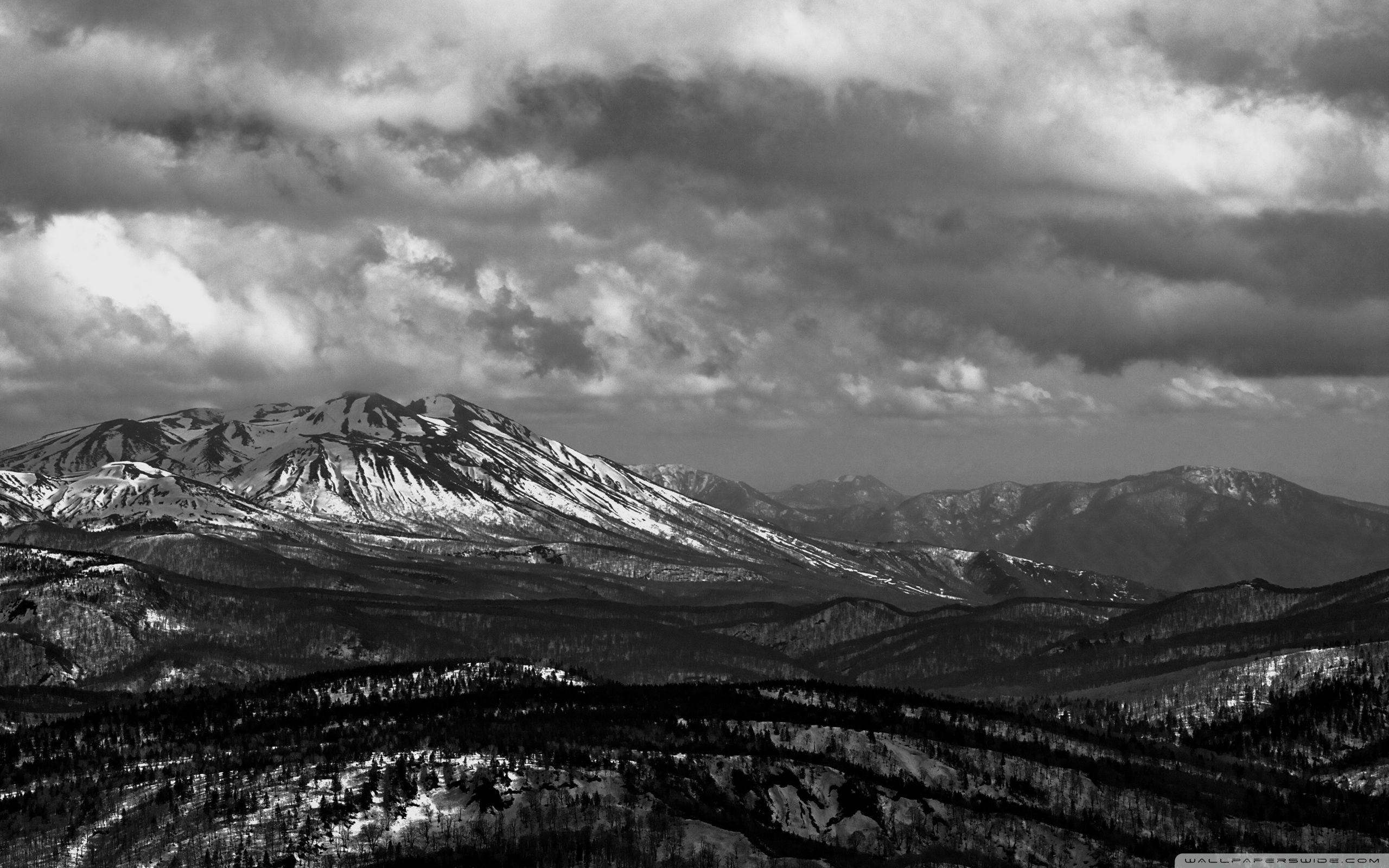 Обои black and white japanese