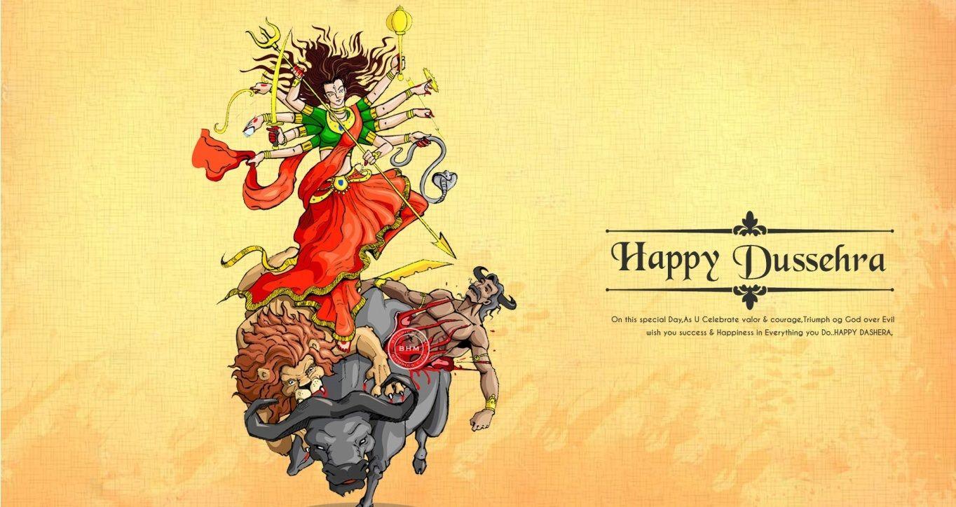 1364x724 Download Dussehra HD photo for laptop wallpaper for your mobile cell phone