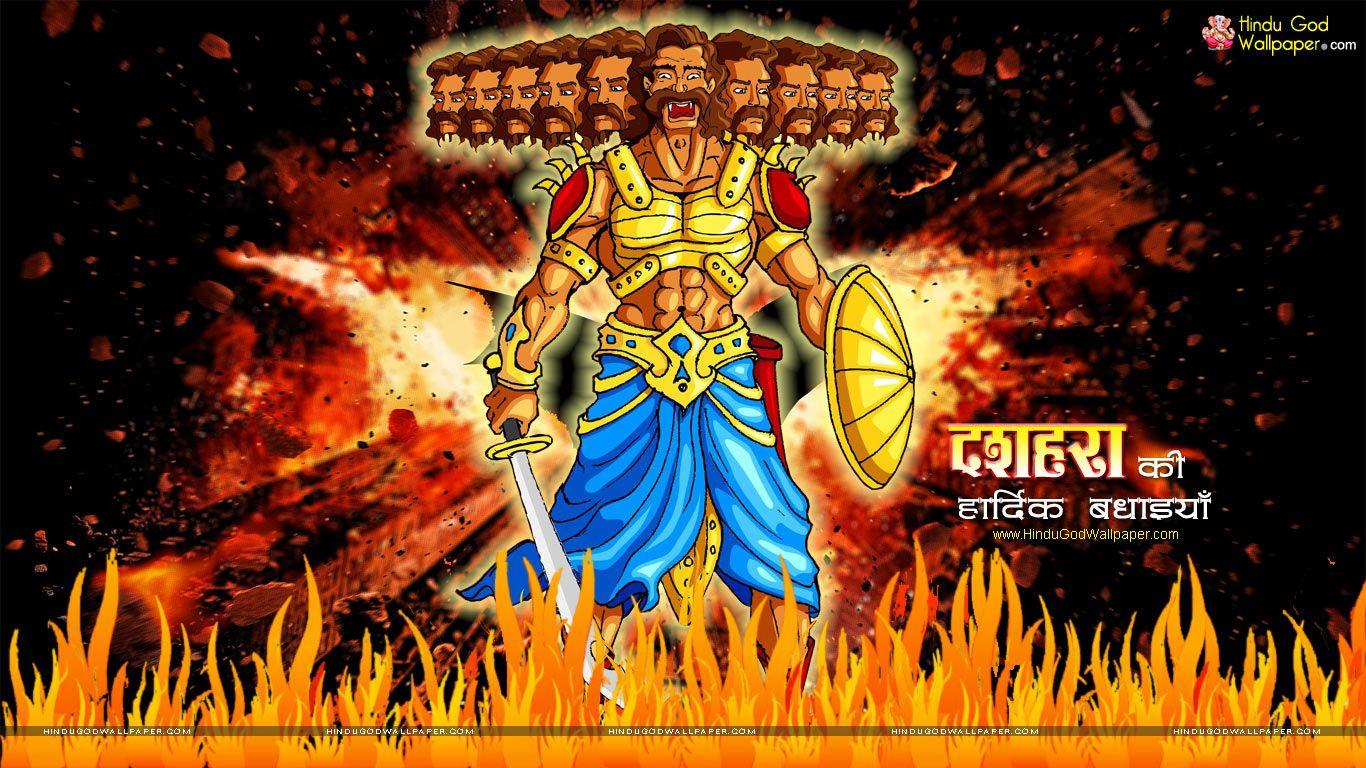 1366x768 Happy Dussehra HD Image & Picture 2016 Vijayadashmi 2016 Image Pics Collections