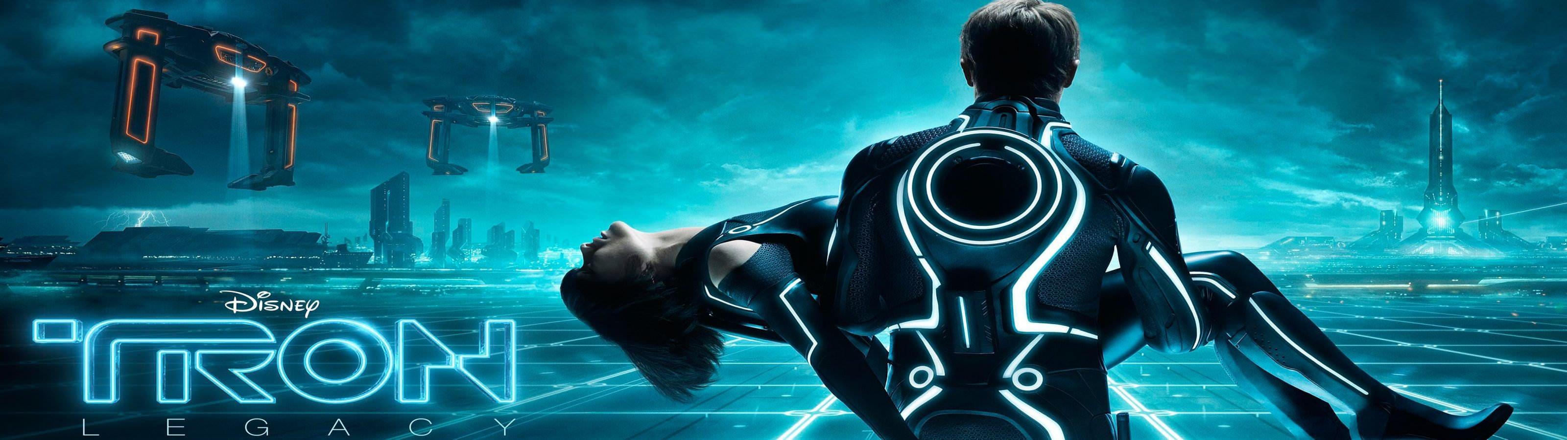 3200x900 Dual monitor TRON: Legacy wallpaper, HD background