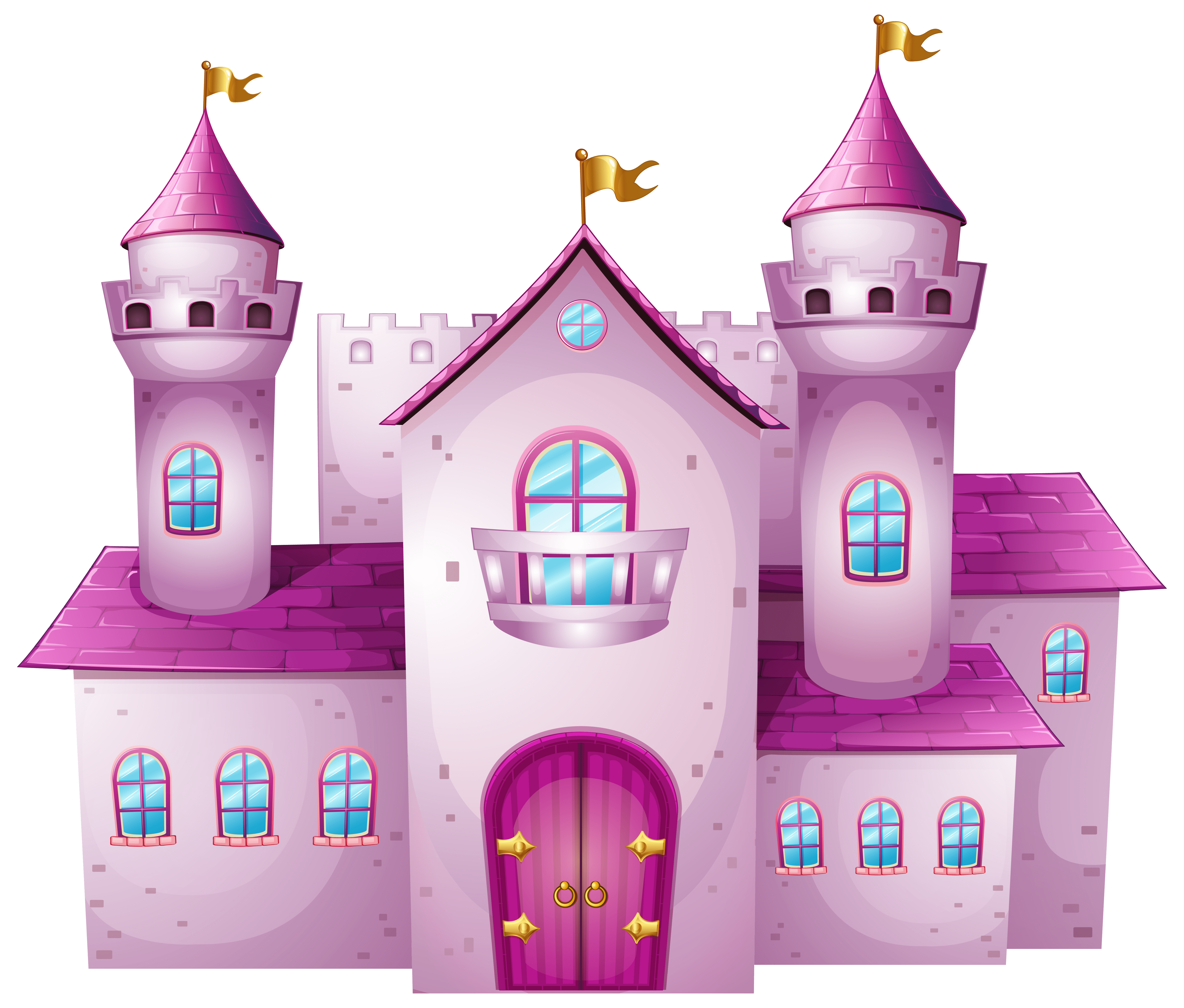 6179x5261 Pink Castle PNG Clip Art Image Quality Image And Transparent PNG Free Clipart