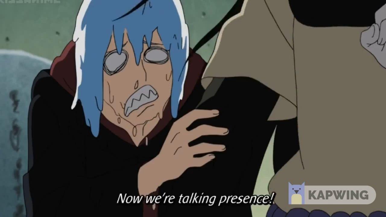 1280x720 Remember when Suigetsu was so afraid of Tobirama that he was holding onto Orochimaru, who he was also afraid of
