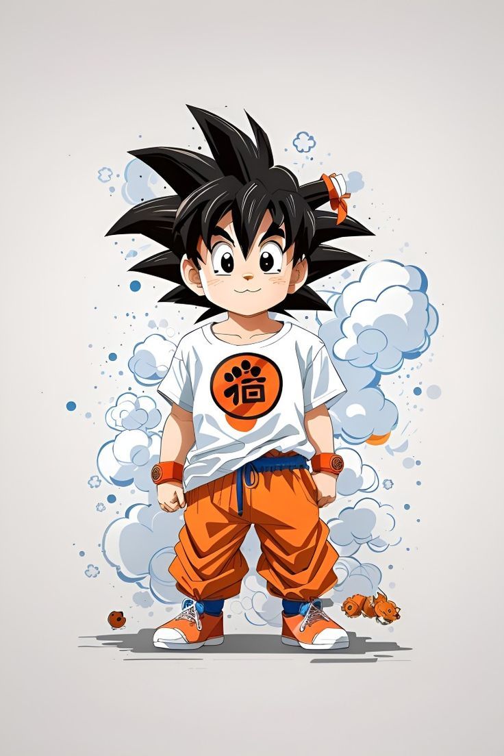 736x1104 Goku Vector